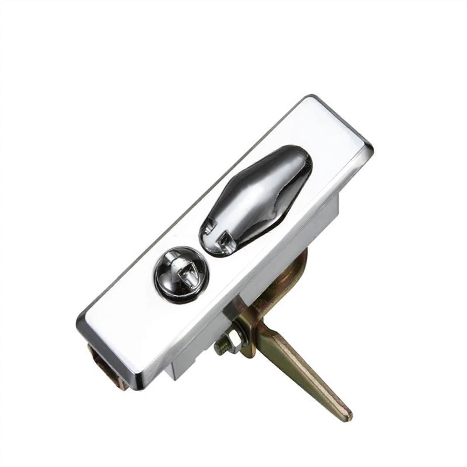 MS5052 Left Right Plane Metering Plane Lock Metal Distribution Box Cabinet Door Locks Industrial Locks 1Pc (Color: Right without key)