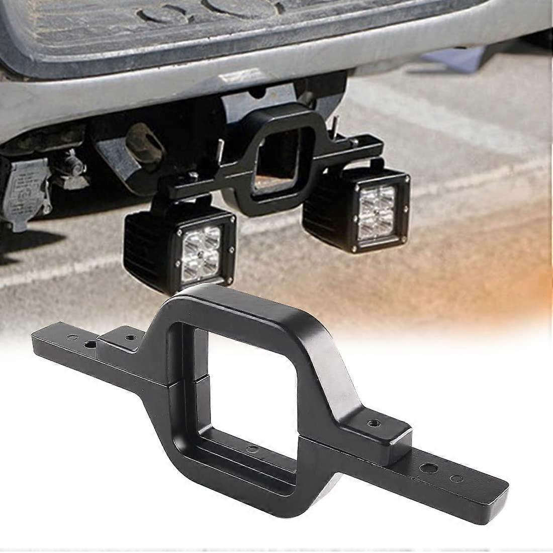 2.5' Towing Hitch Mount Bracket for Truck Trailer RV SUV Pick Up fit Dual LED Work Light