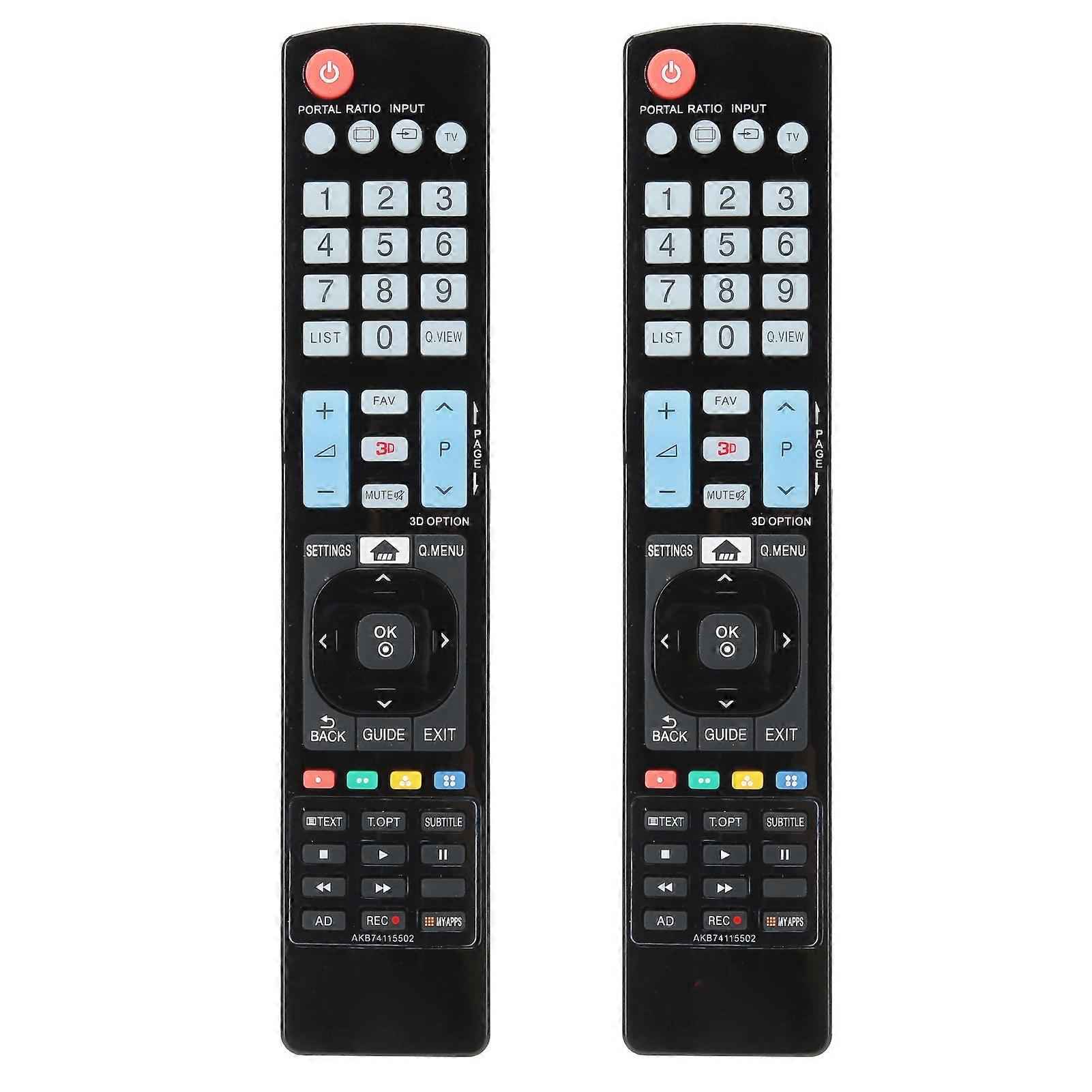 2pcs Universal TV Remote Control for LG Smart 3D LED TV Remote Control Replacement
