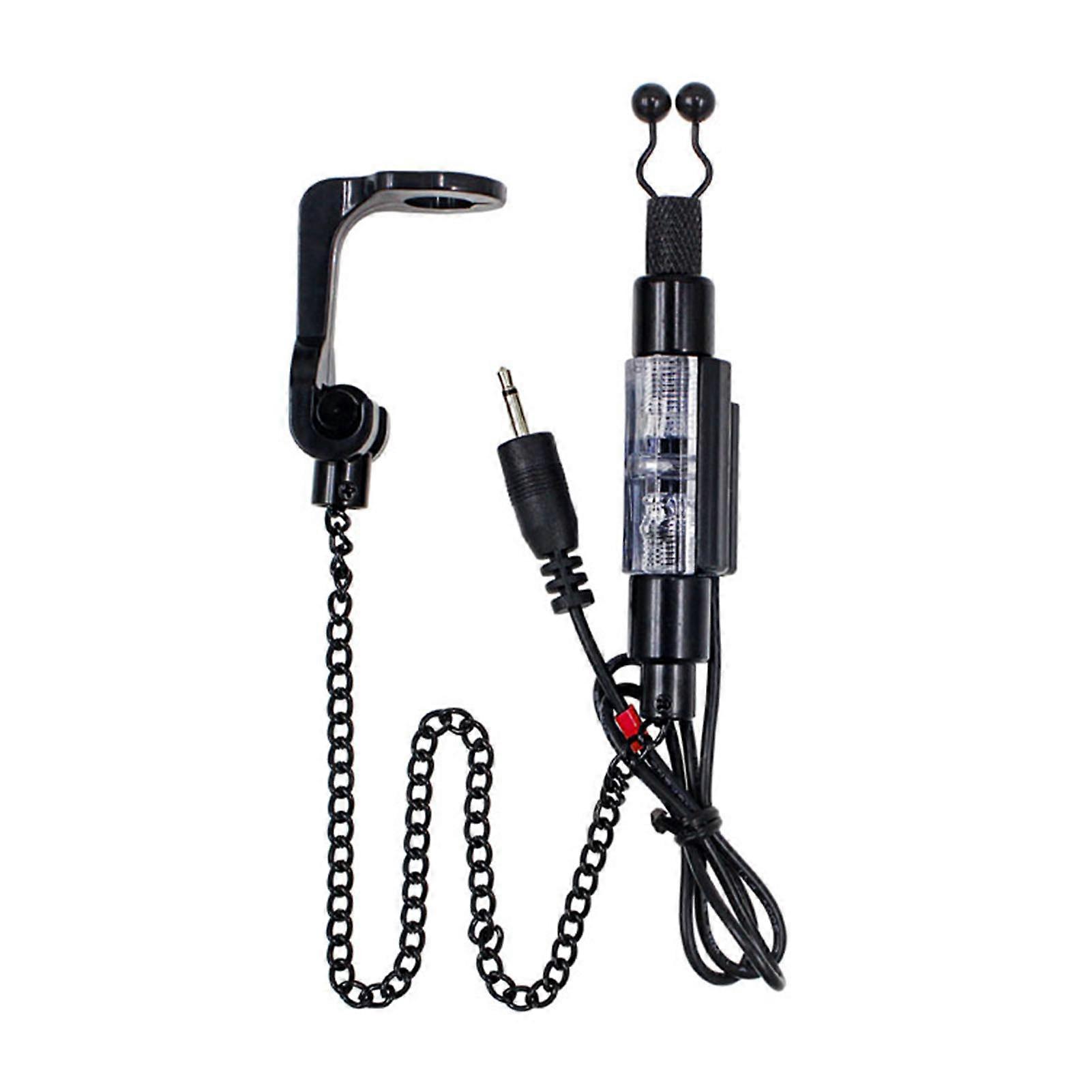 4pcs LED Indicators Illuminated Swingers Bite Alarm Indicator Lights with Carry Case for Carp Fishing