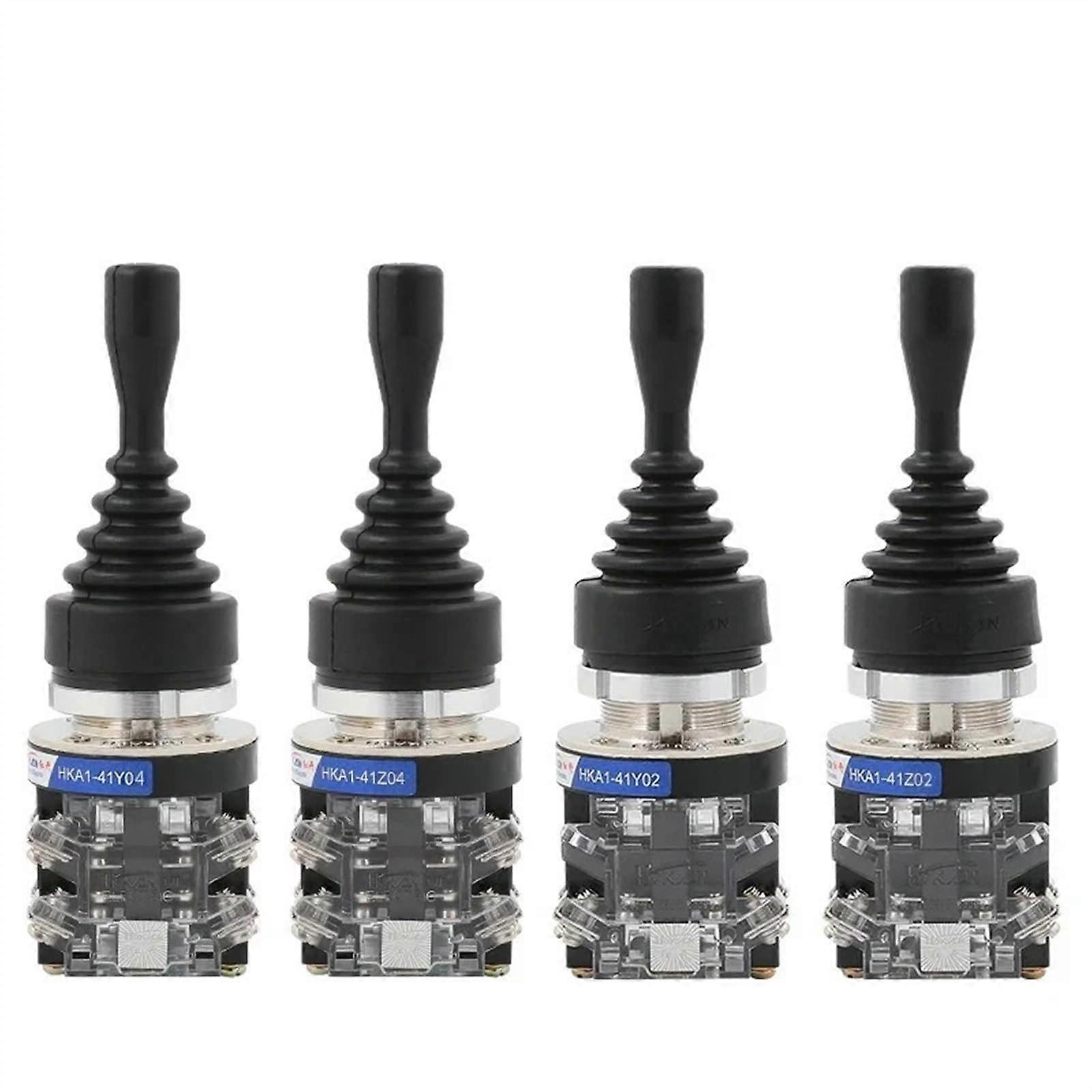 30mm Rocker Cross Switch 4 Position 2NO 4NO Self-Locking Joystick Switch HKA1-41Z04 41Y02 Series Latching Control
