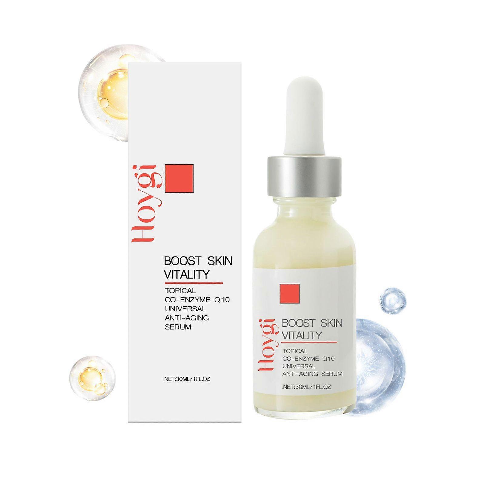 unbrand Topical CO-Enzyme Q10 Universal Anti-Aging Serum for Face and Neck - CoQ10 Peptides - Antiox