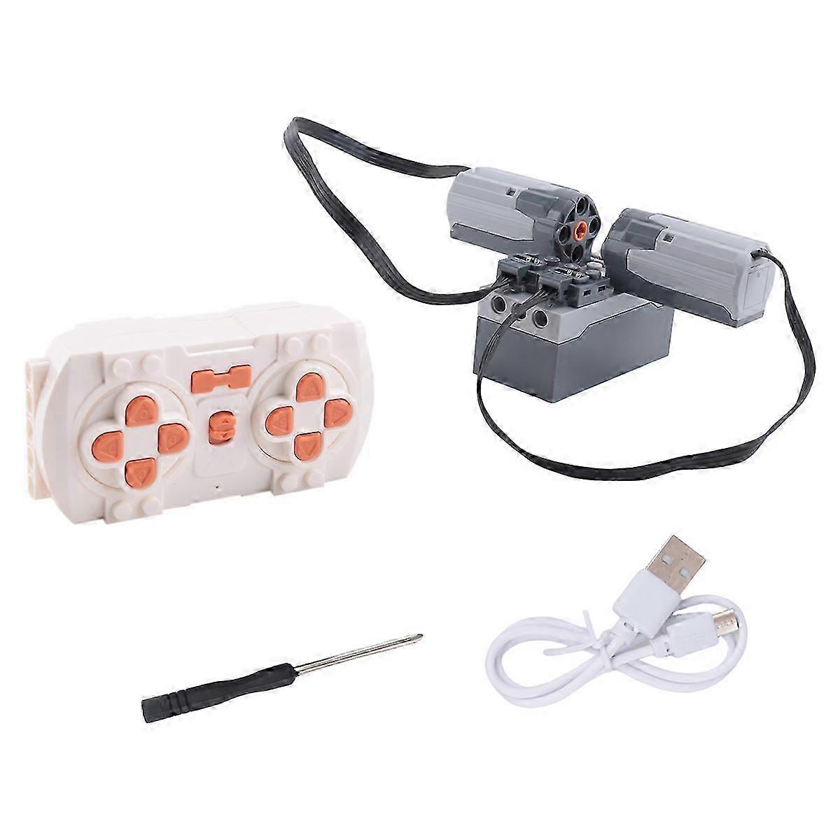 1Set Power Function Motor App Remote Control Programming 2 Meduim Moter Set DIY Building Block for C hwy