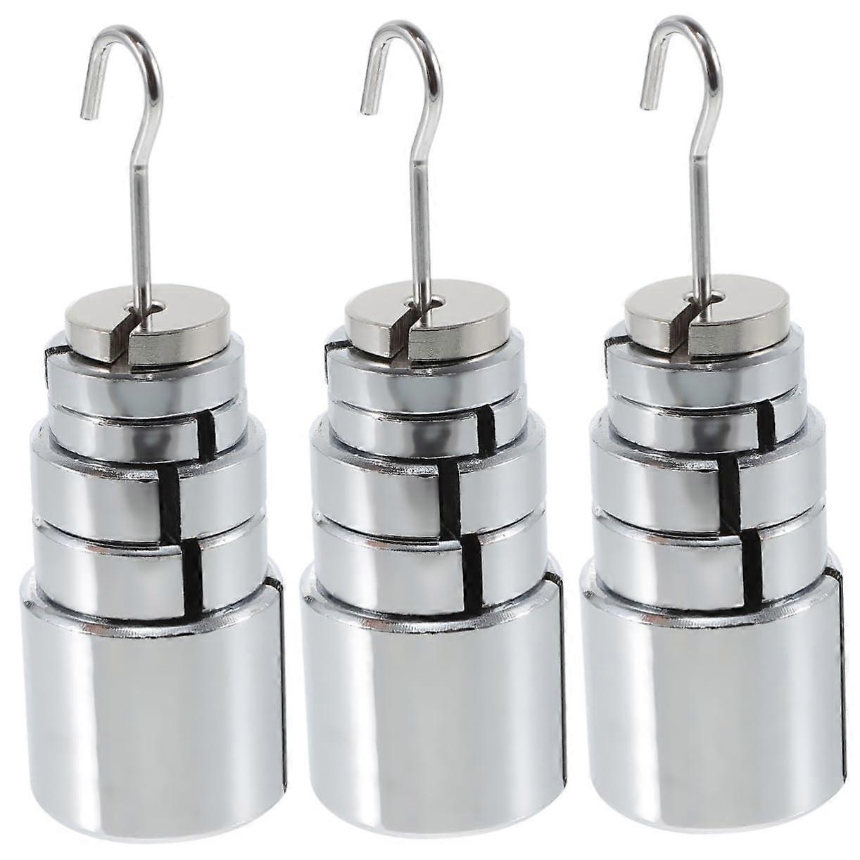 3 Sets Balancing Slotted Physics Tool Mass Hangers Set Gram Weights for Force Demonstrations