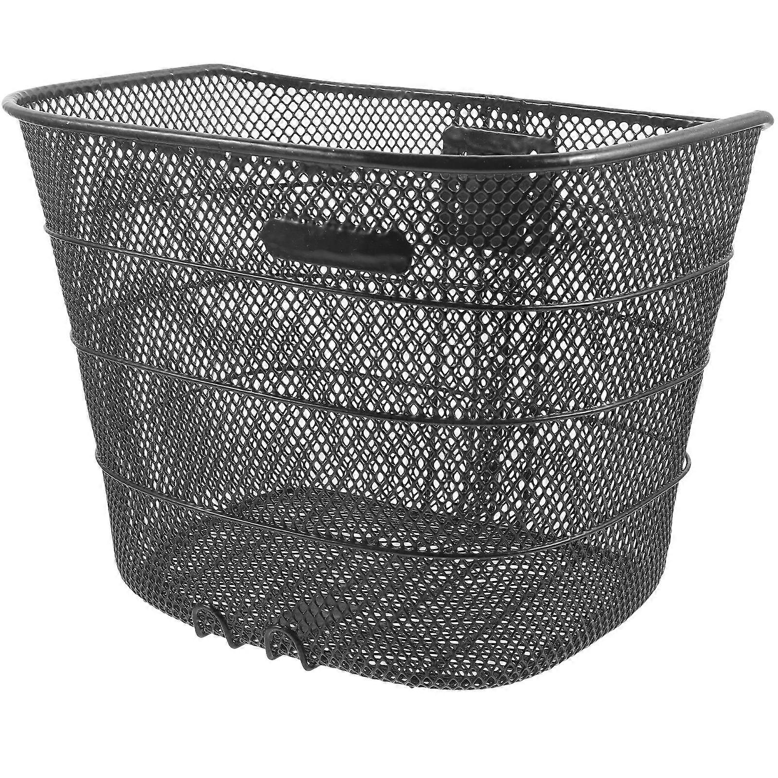 Durable Large Capacity Metal Bike Front Basket for Cycling Accessories – Sturdy Storage Solution for Outdoor and City Riding