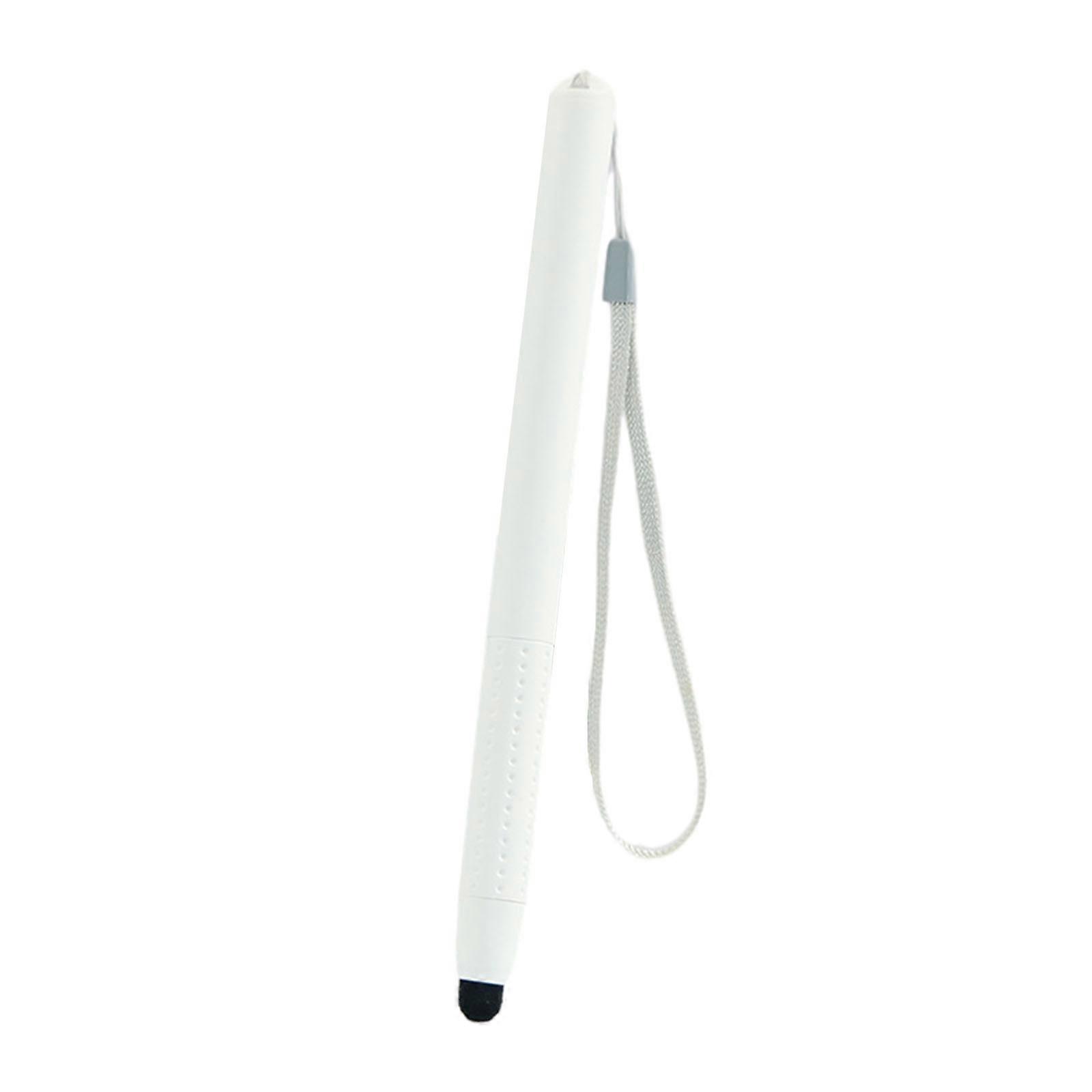 Telescopic Teacher Pointer with Lanyard Retractable Handy Pointer Whiteboard Presenter Pointer for Presentation Lecture  White