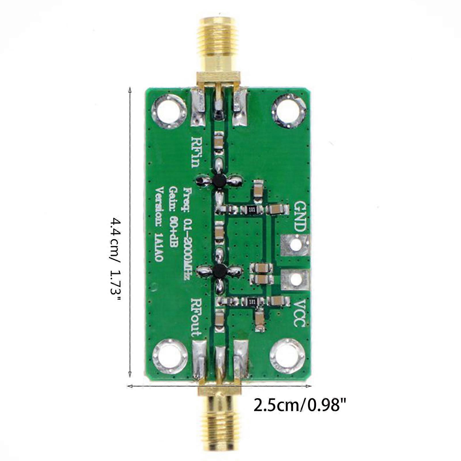 LNA 0,1-2000 MHz HF Rauscharmer Verstärker Signal Empfänger Modul Shield Board für Arduino 60dB