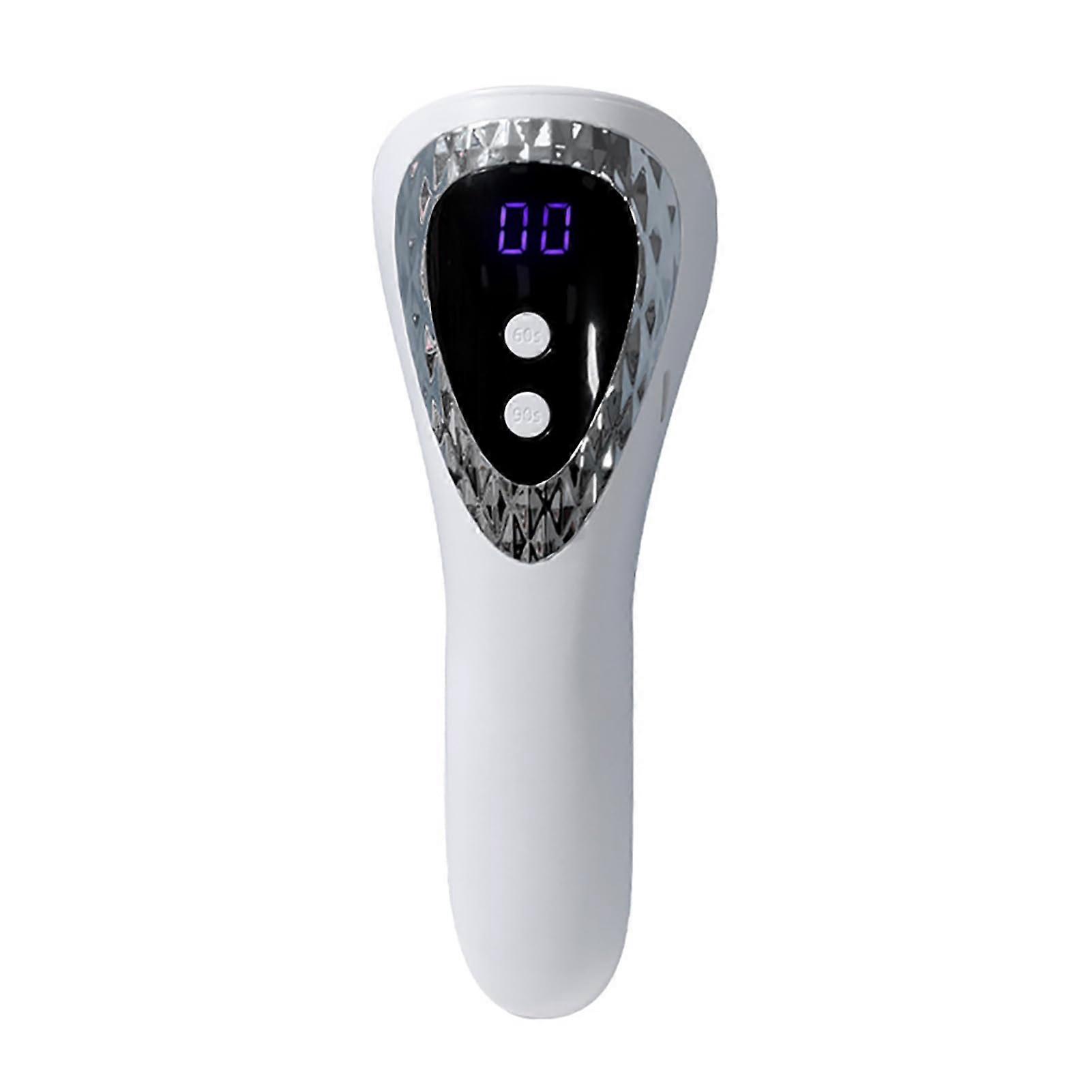 Handheld LED Nail Dryer, Portable USB Rechargeable Nail Curing Lamp for Gel and Regular Polish, Quick Drying Tool