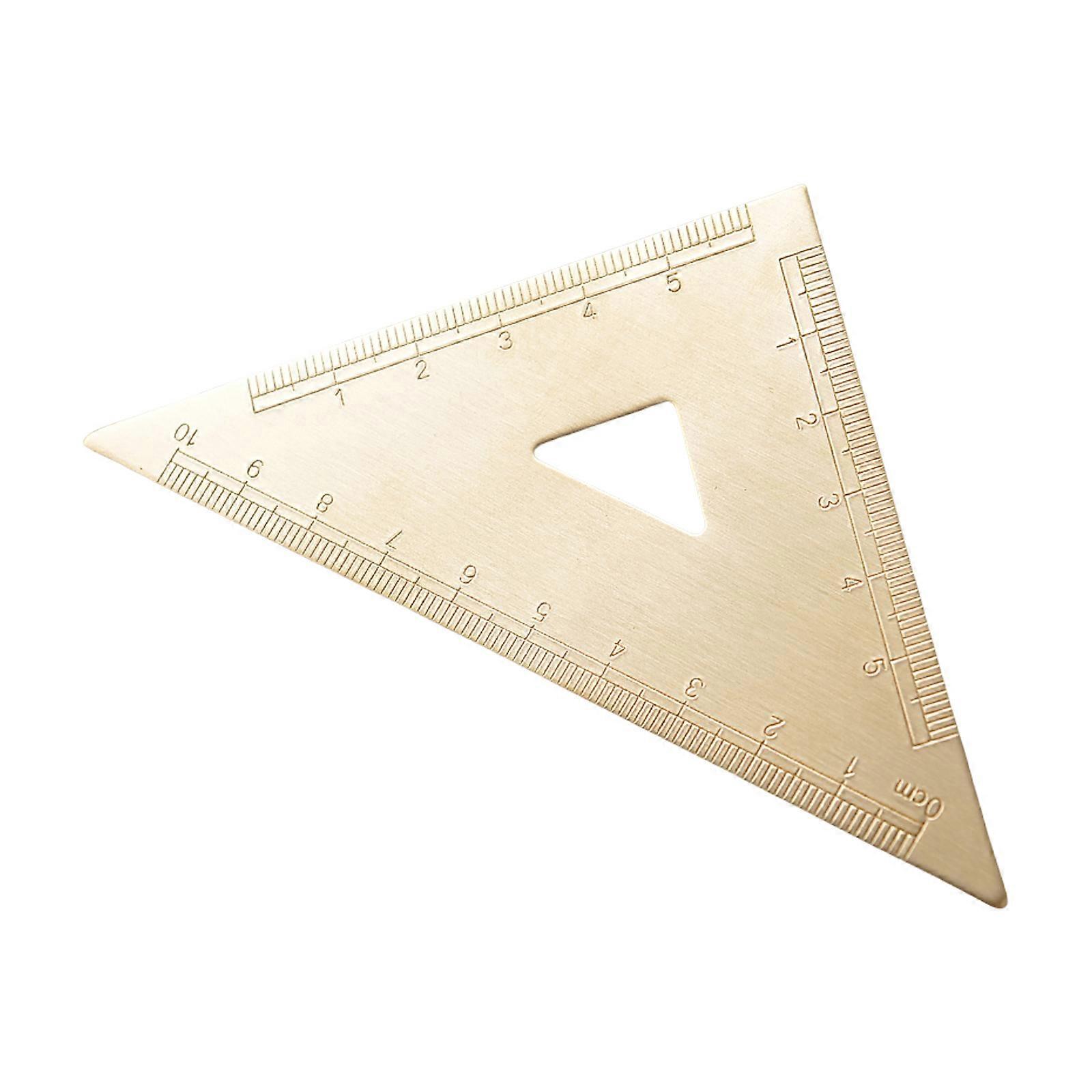 Vintage Triangular Ruler Protractor Stationery Precisions Measuring Tool Math Semicircles Protractor Geometry Scale Ruler