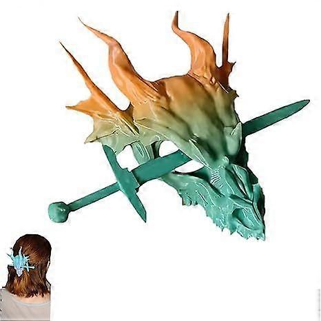 Handcrafted Dragon Hair Clips  Fantasy Gothic Hair Accessories for Cosplay, LARP, Festivals & Gifts  Unique Handmade Dragon Head Barrettes