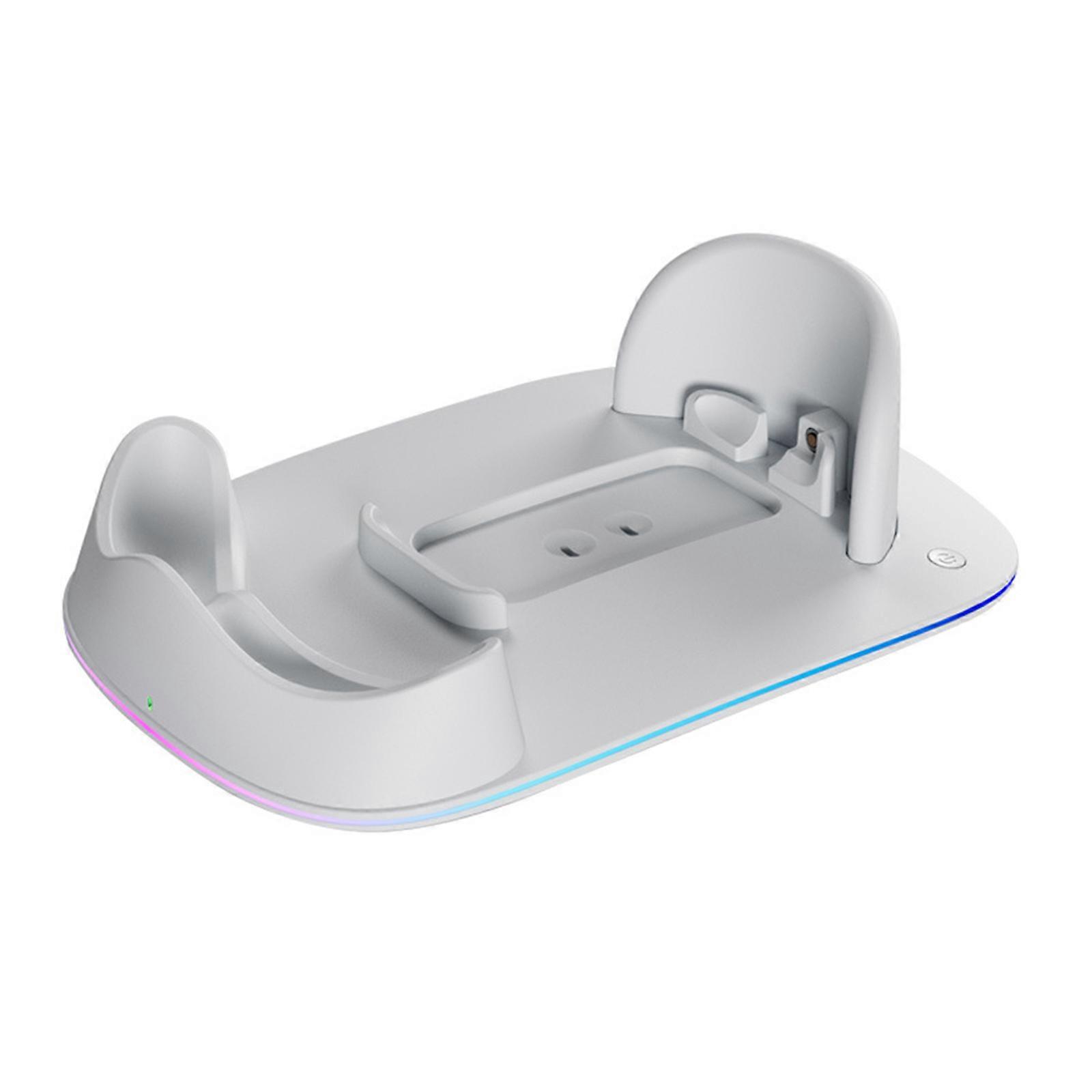 Fast Charging Dock Magnetic Base for MR Glasses Integrated Wireless Charging Stand with LED Indicator Light Multicolor