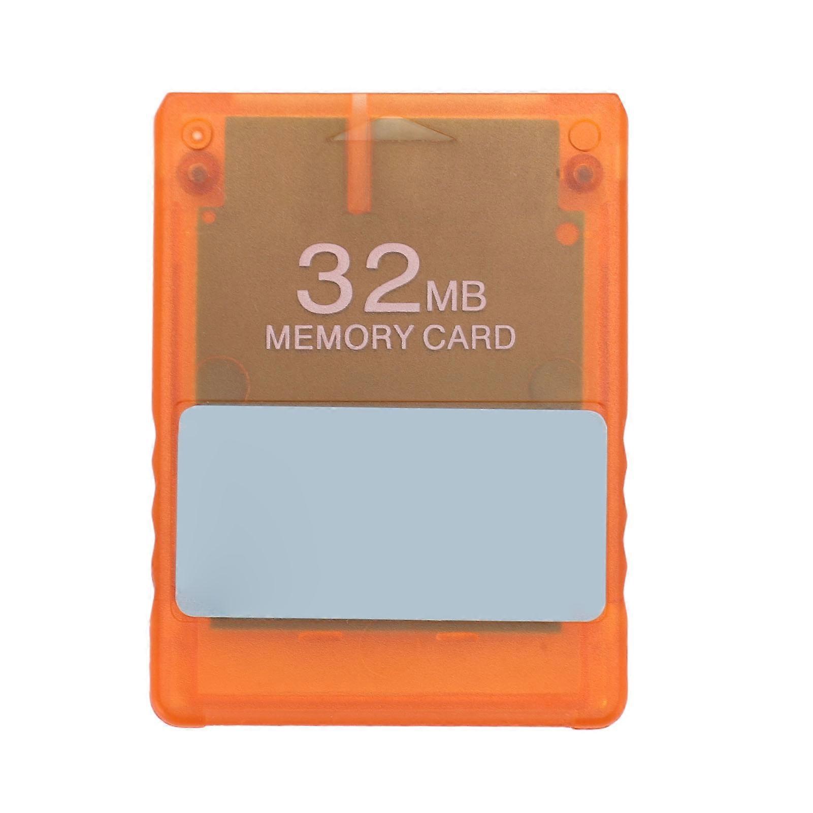 V1.953 Memory Card Professional OPL HD Loader Game Program Card for Game Console Accessories 32MB Transparent Orange
