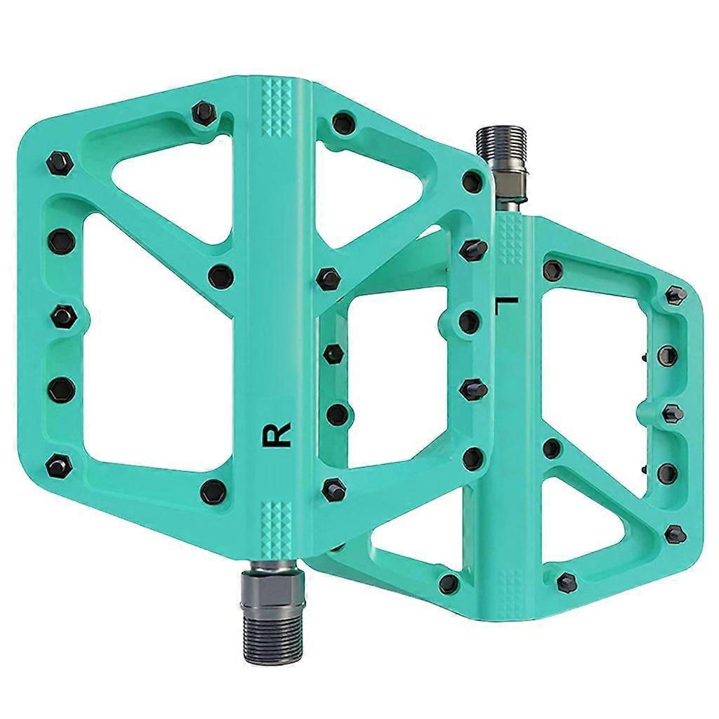 Pedais de bicicleta, plataforma larga antiderrapante com rolamento selado de 9 / 16 polegadas para ciclismo de estrada