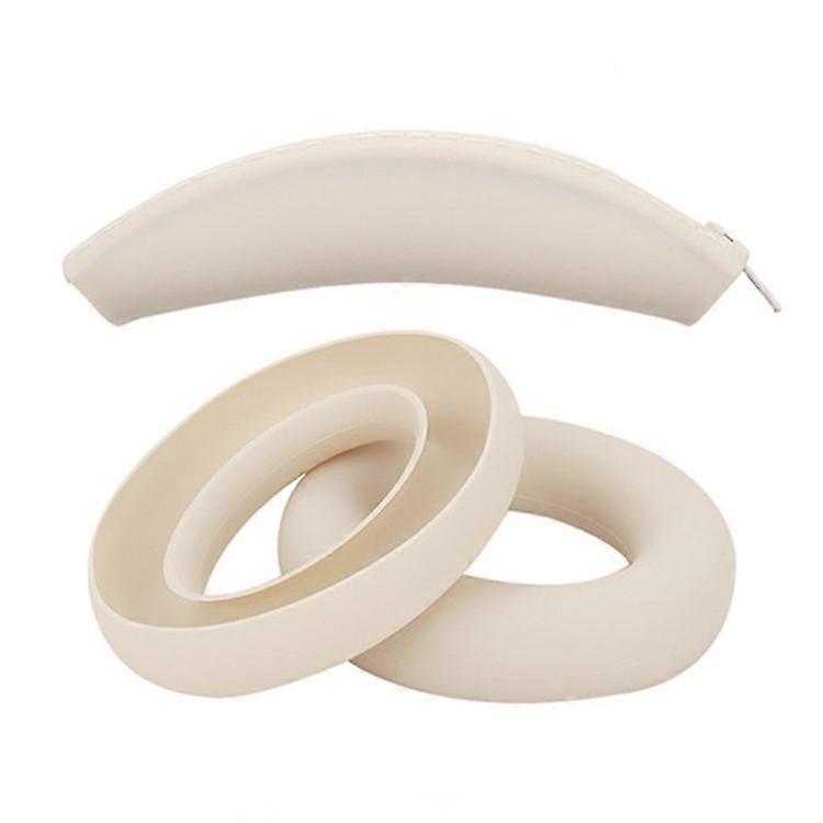 Compatible For Anker Soundcore Space Q45 Headphone Silicone Earpad Cushion Cover + Headband Sleeve