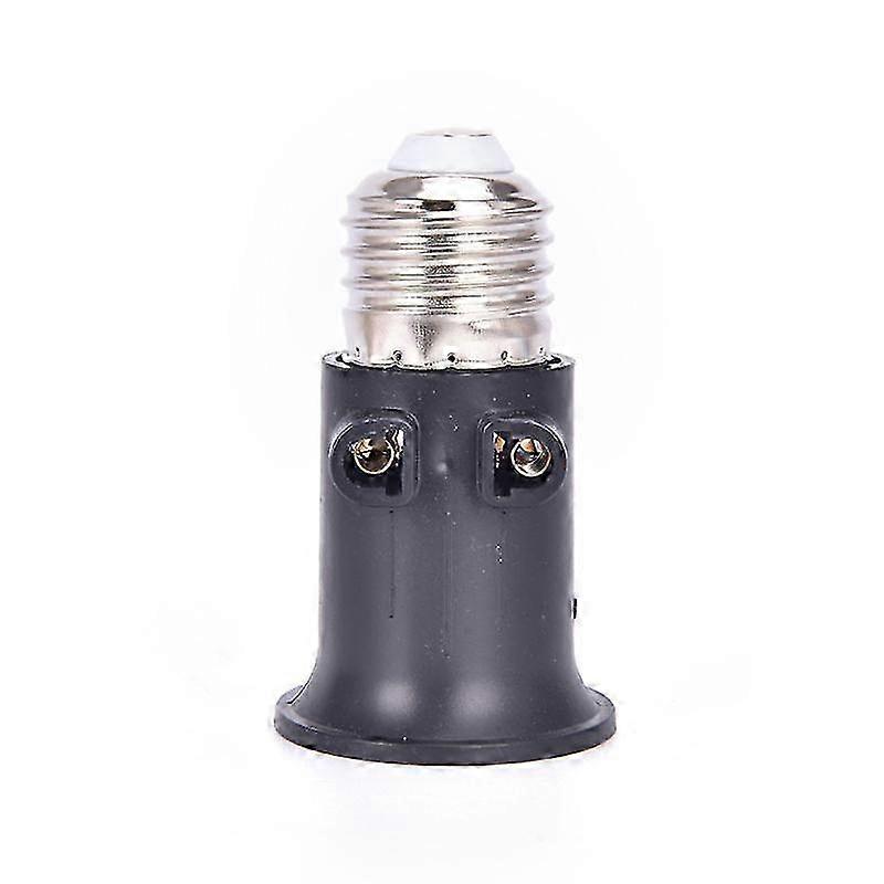 Pbt Fireproof E27 Bulb Adapter Socket Base Conversion With Eu Plug