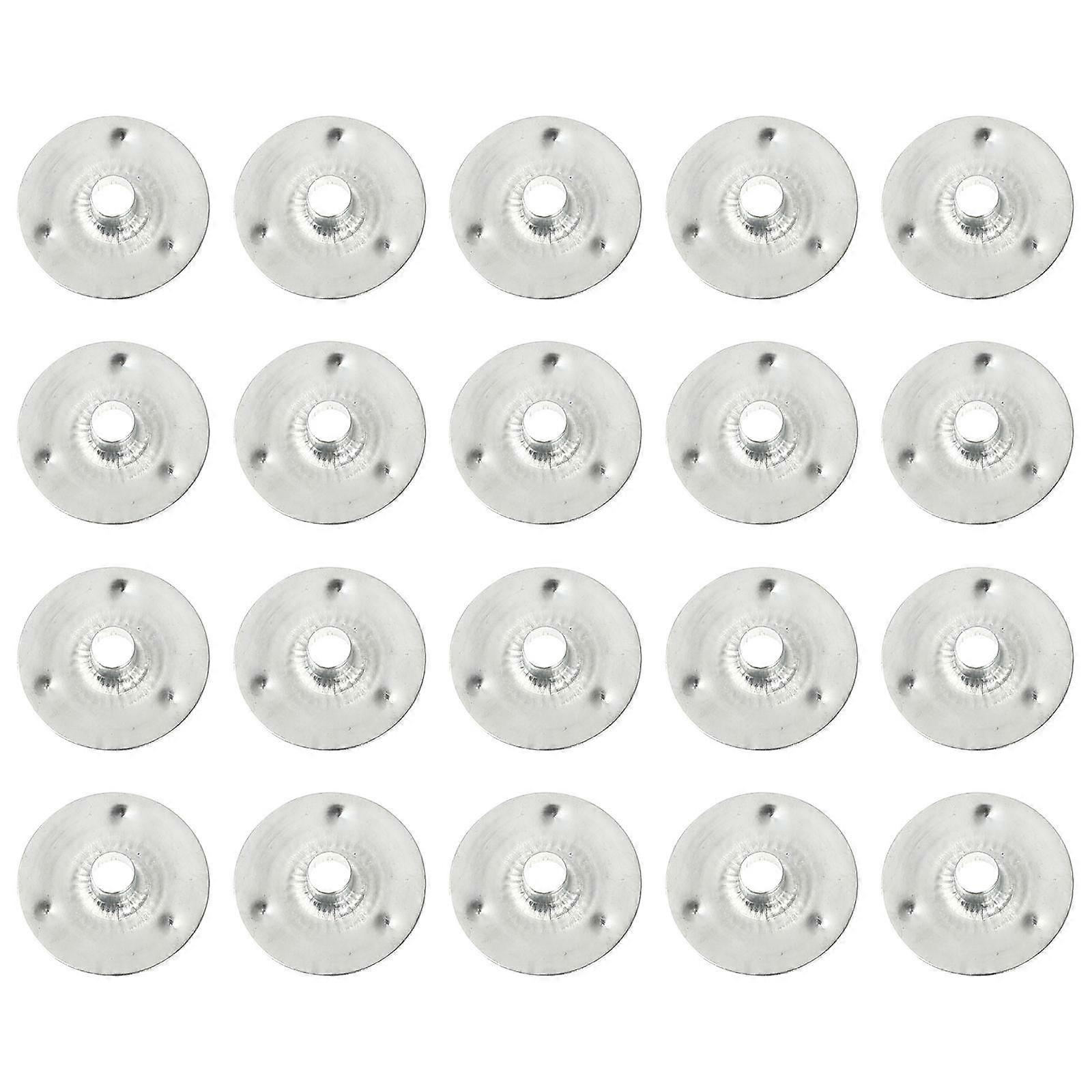 Wick Holders Metal Wick Sustainers For Candles Simple Design Square Shape Keep Candle Wick Centered 50Pcs