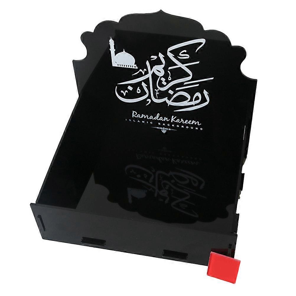 Black Acrylic Dessert Tray for Storage 1Pcs Creative Candy Plate