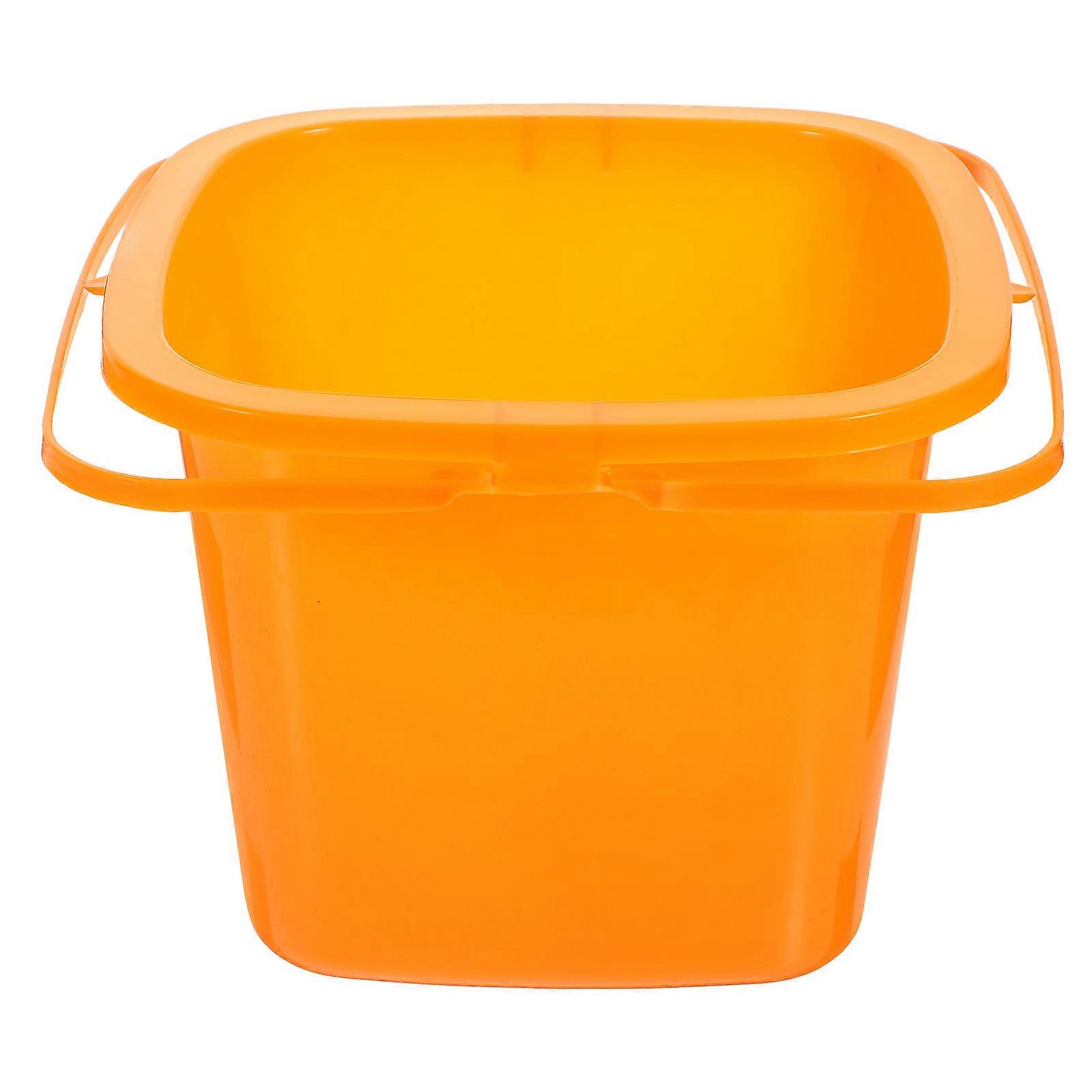 Small Paint Bucket Multipurpose Use Home Use 18.50X18.50X13.00CM Square Shape Plastic Material 1Pack