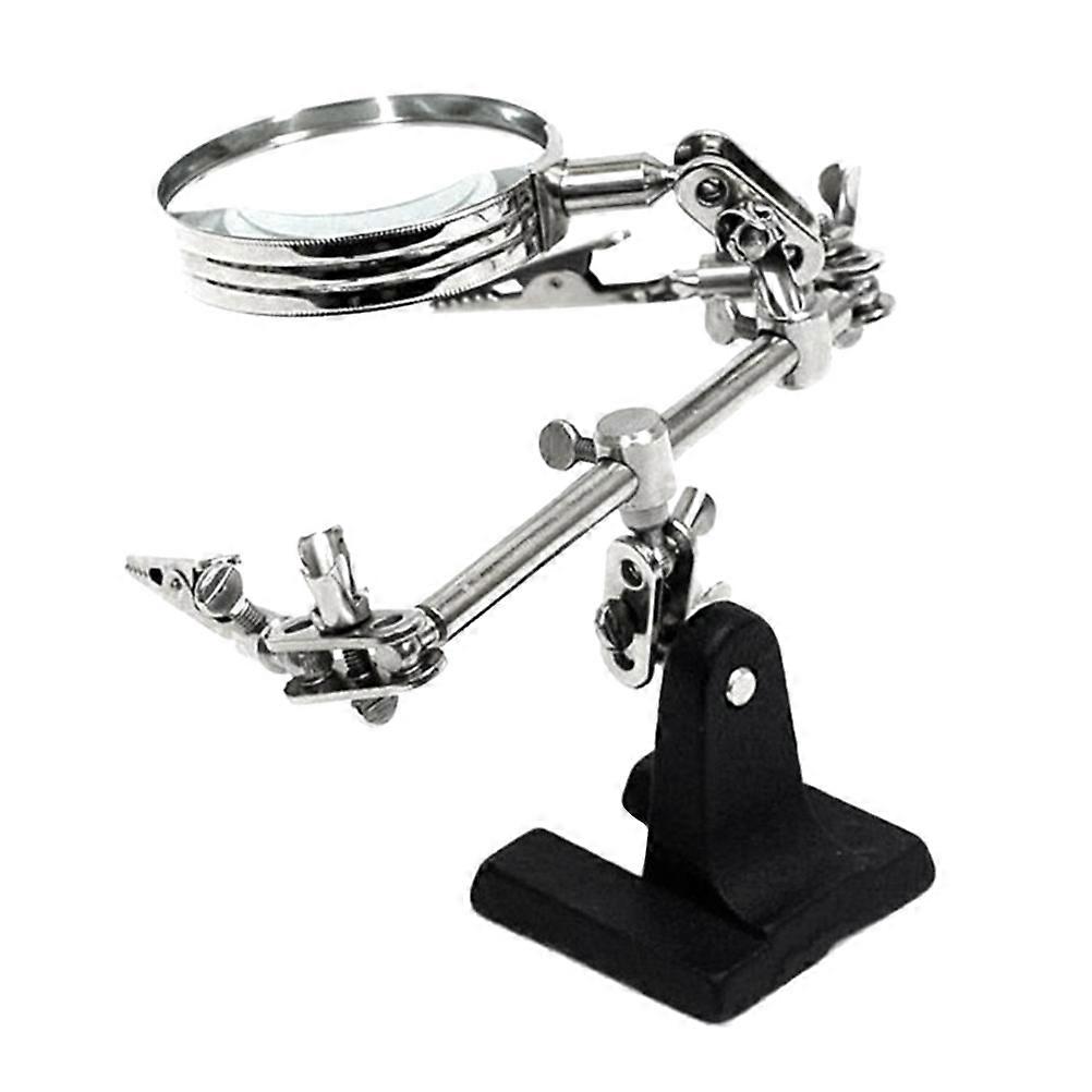 A **professional magnifying glass with a three lens handheld auxiliary clip magnifier stand** is a versatile and essential tool for a wide range of