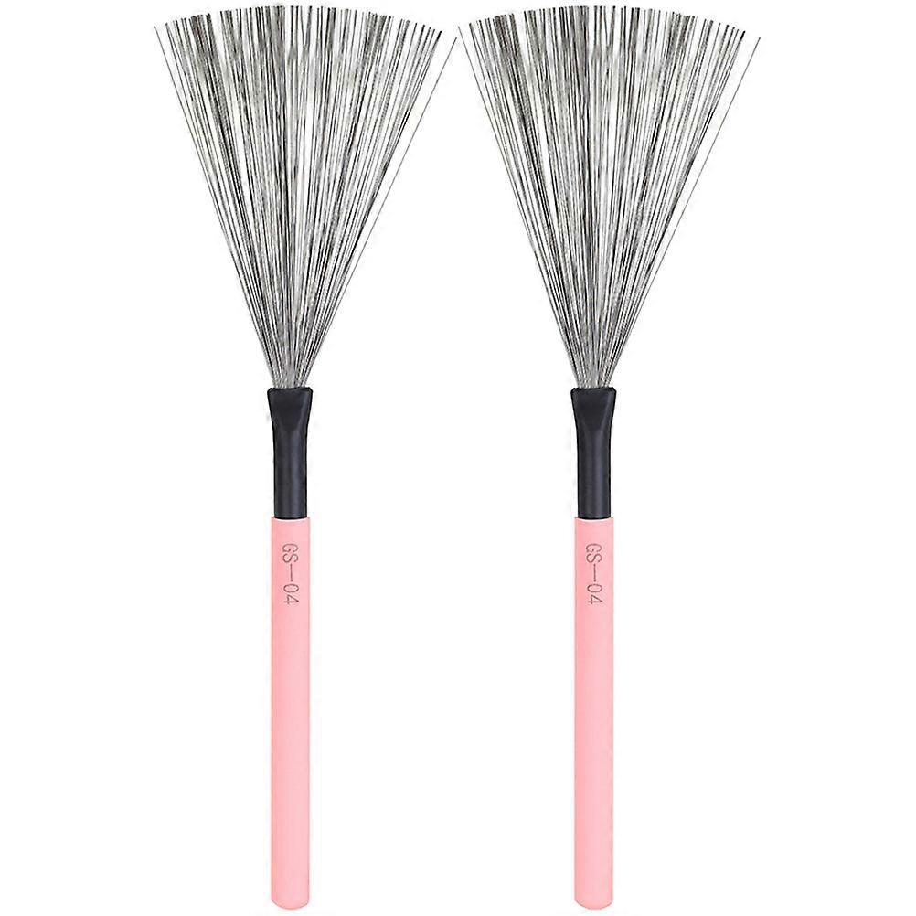 Maple Wooden Handle Drum Brush   Lightweight Portable Percussion Stick for Students, Beginners & Adults   Ideal for Drum Jazz & Performance