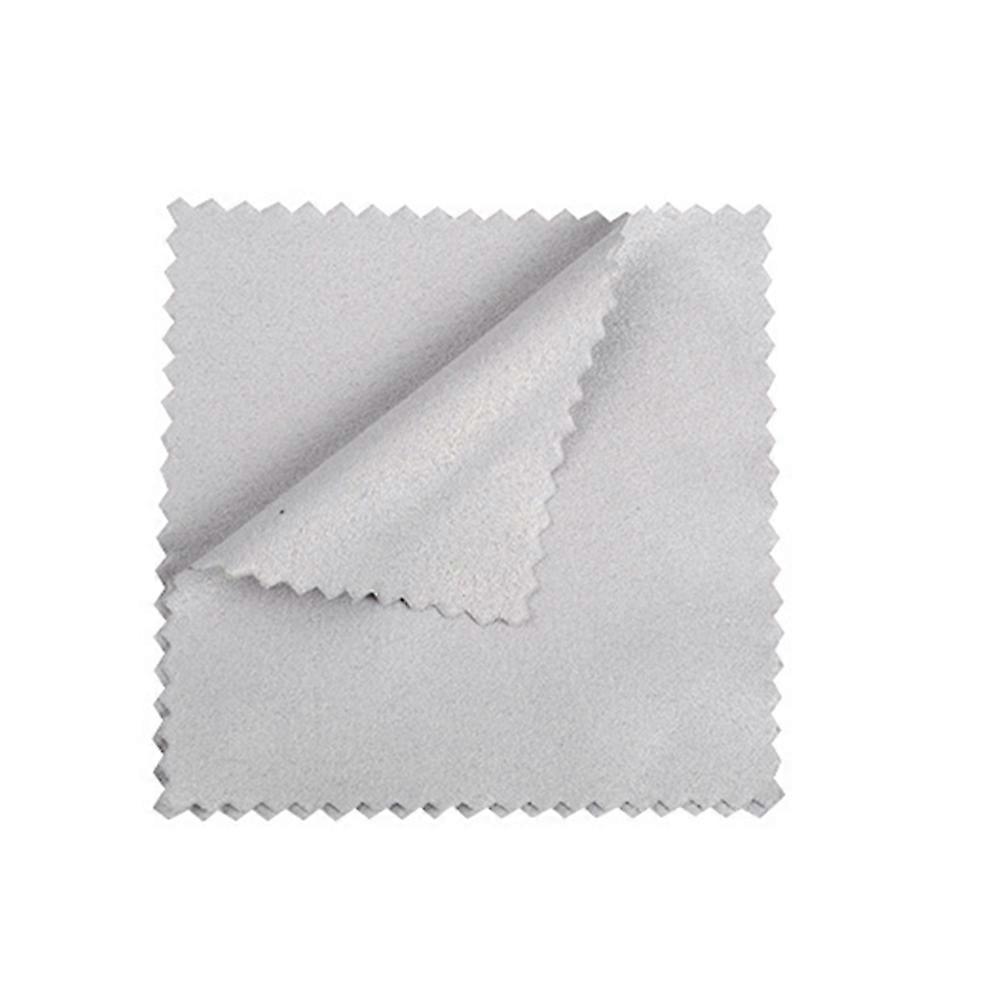 Ékszer polírozó kendő velúr ékszer tisztításhoz 50 db-os szürke készlet