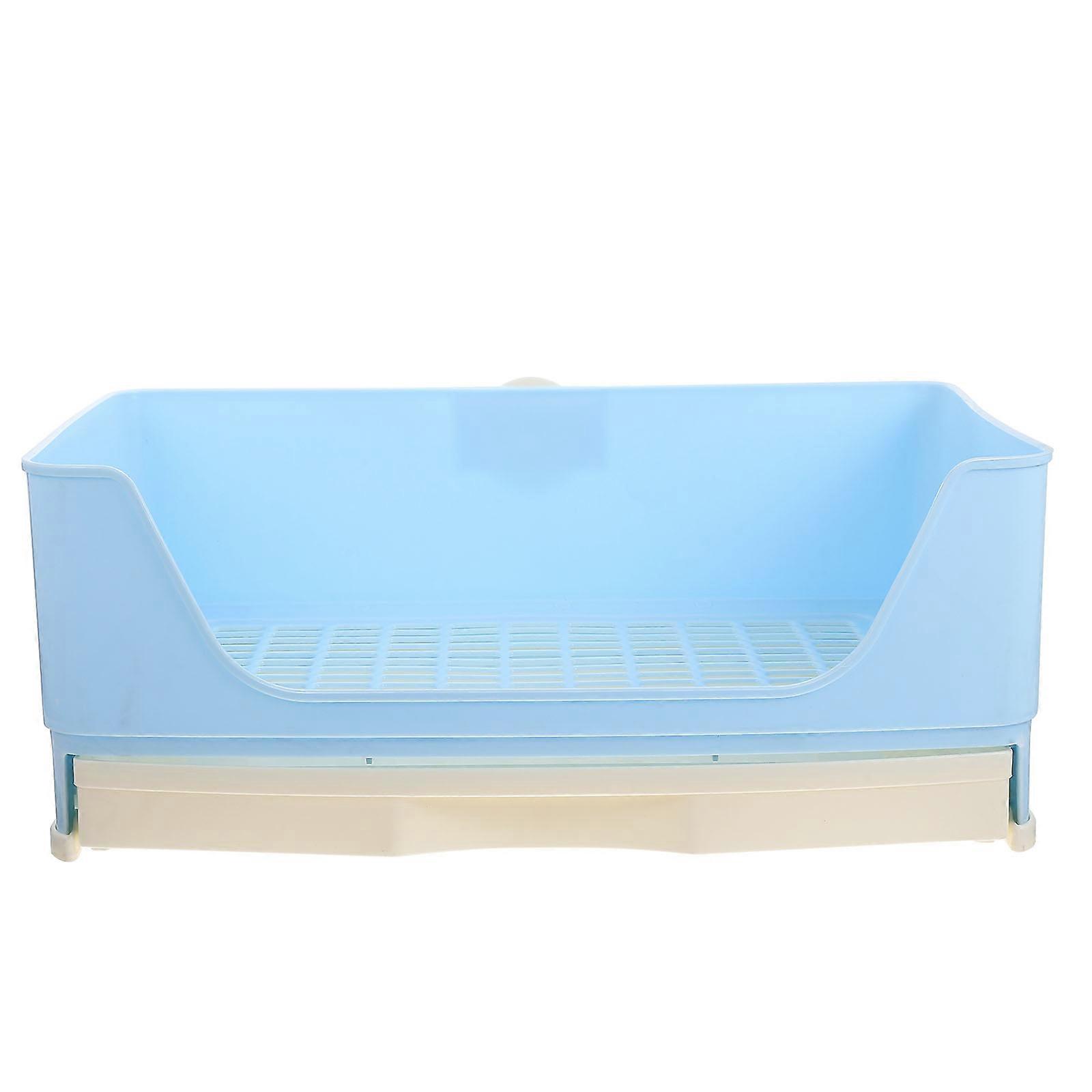 Bunny Litter Box Pet Toilet Rabbit Owners Rectangular 1Set