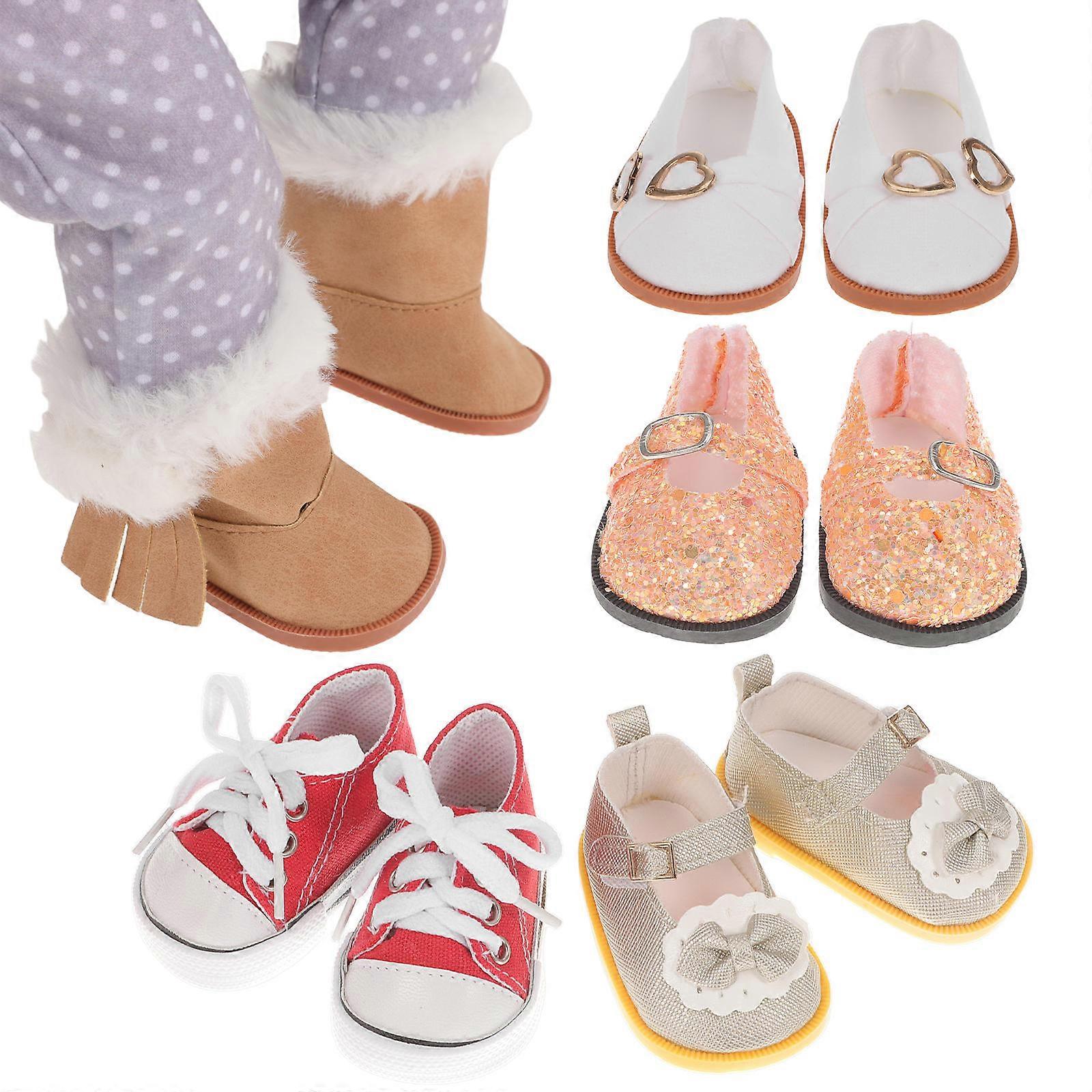 Nice Shoes Toy For Dolls Fashionable Doll Canvas Shoes Tiny Shoes Ornament For Everyday Wear Comfortable Pairs