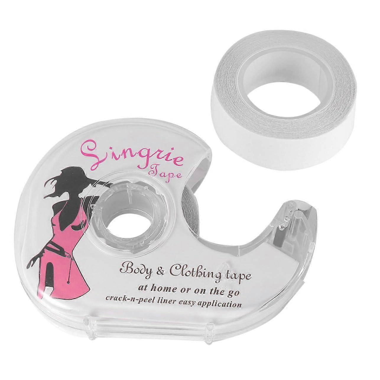 Non-Slip Double-Sided Clothing Tape for Women, 1-Inch Wide Belt Tape, Pack of 2, Strong Adhesive Fabric Tape
