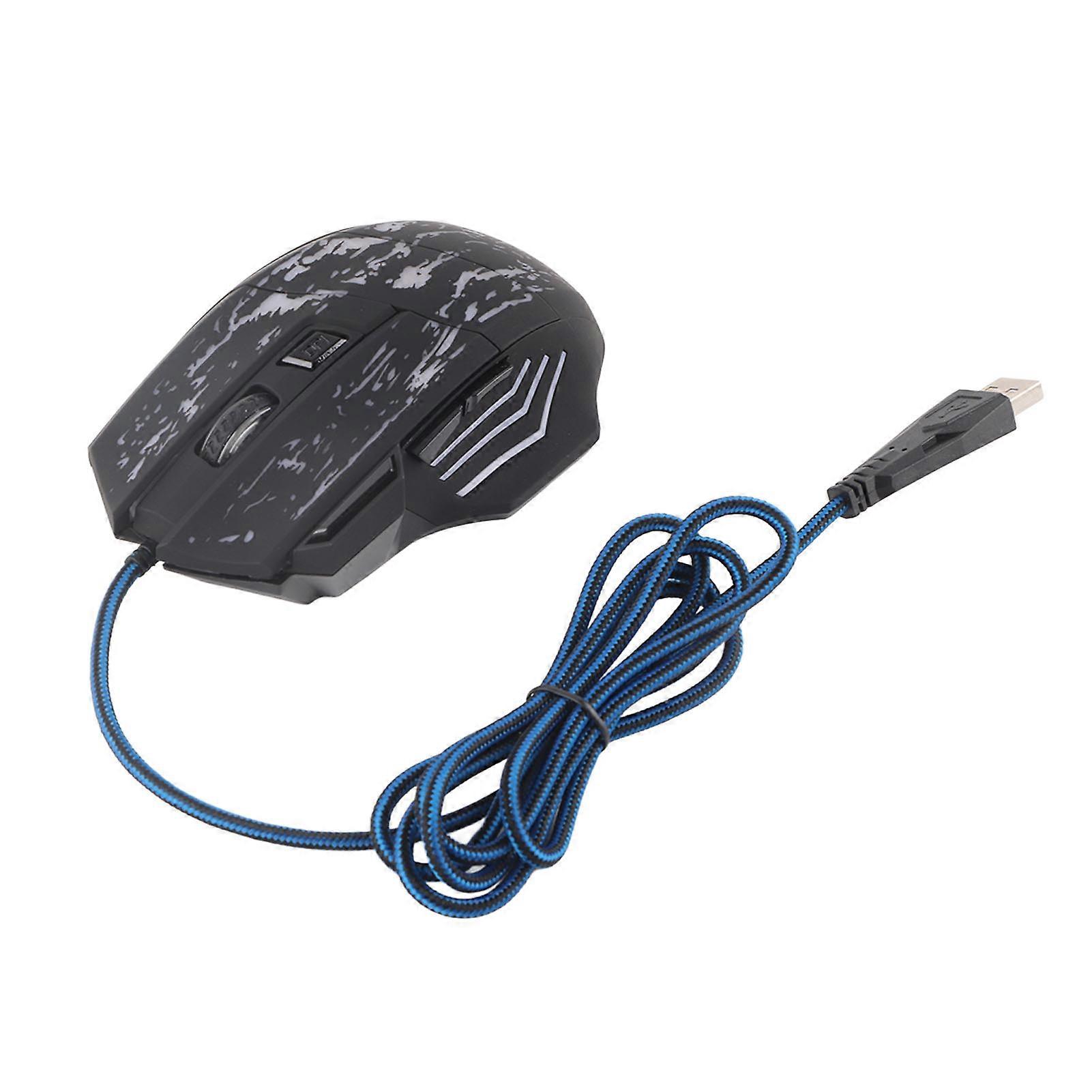 Souris de jeu K1012B pour ordinateur portable, ordinateur de bureau, souris de sport électronique filaire USB