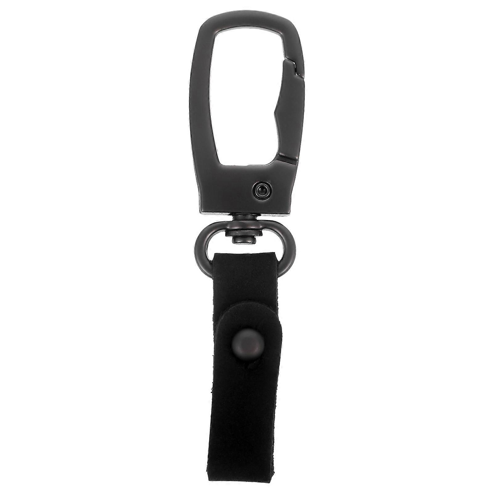 Car Keychain Bag Charm Keyring Anti Lost Secure Construction Leather Multiple Colors 1Pack