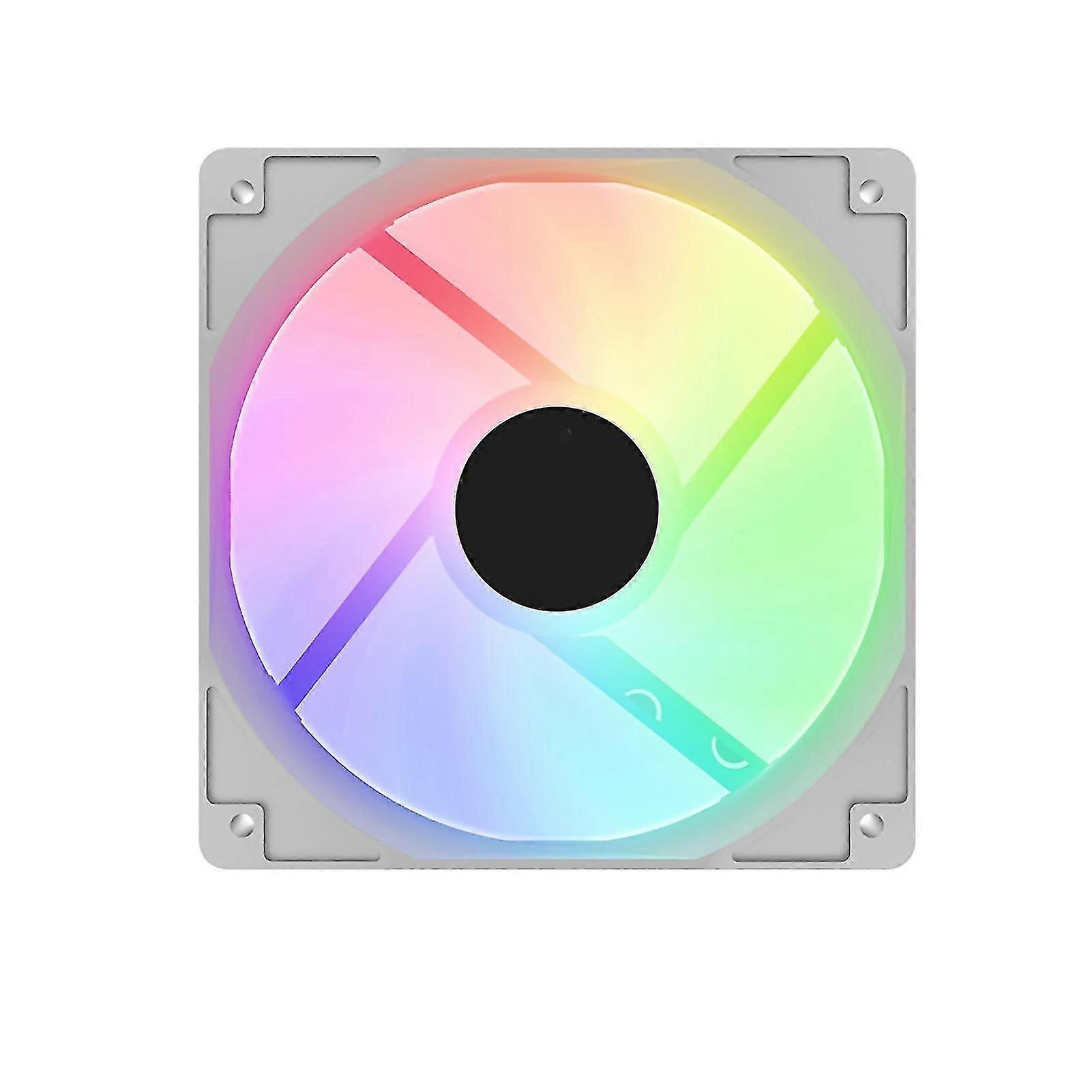 Cooling Fan Easy Installation Low Noise Heat Dissipation High-Air Volume High-speed Rapid Cooling LED Light PC Computer Case Cooling Fan