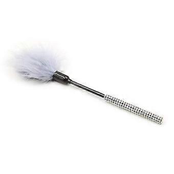 Feather Tickler with Soft Feather, Fluffy Delicate Feathers, Grey, for Men Women Couples