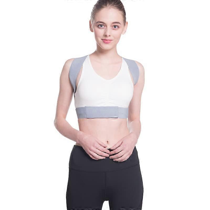 Posture Corrector Straight Holder Size S (150-165 cm & 71-80 cm) Grey