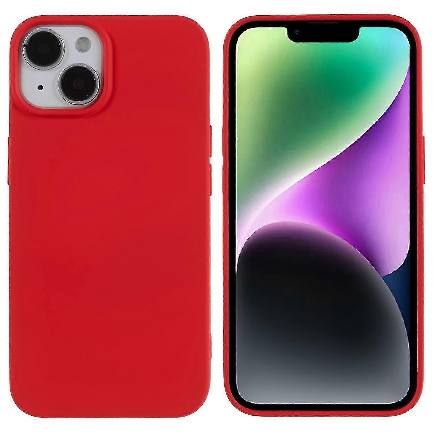 2.0mm Thick Drop-resistant TPU Case Suitable for a Smartphone, Solid Color Phone Cover