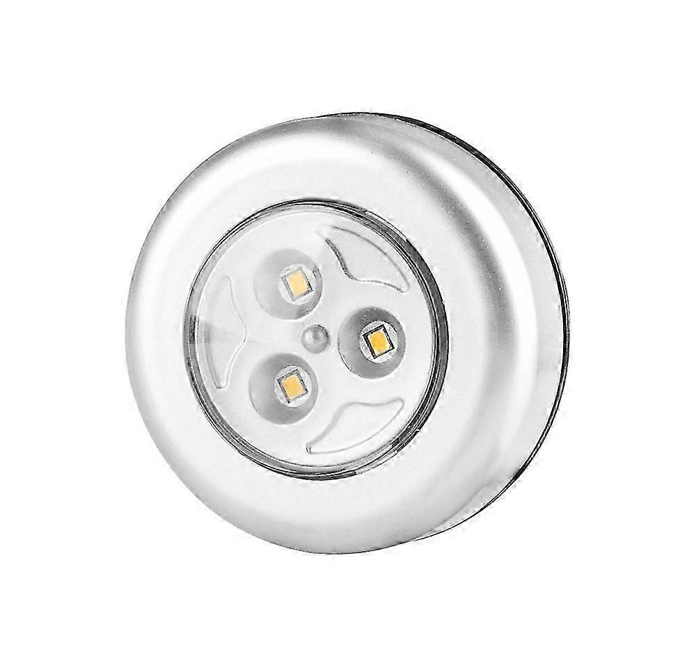 Night Lights LED Lamp 6pcs LED Spot Lamp Sticker Additional Lighting 6.8cm