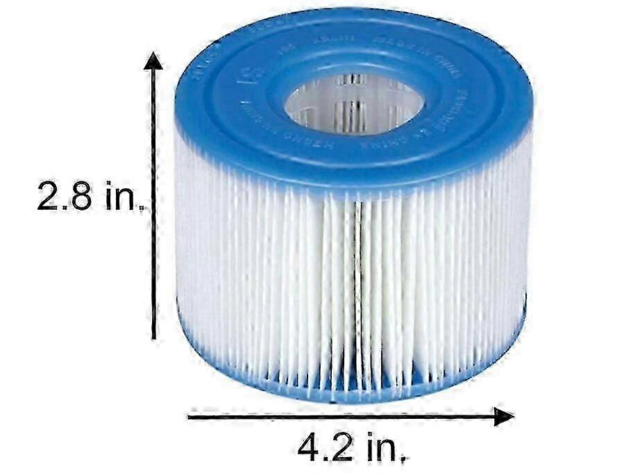 4 Pack Replacement S1 Type Filter Cartridges for 29001E Filter, S1 Type for Garden and Outdoor Pool, Replacement Cartridges for S1