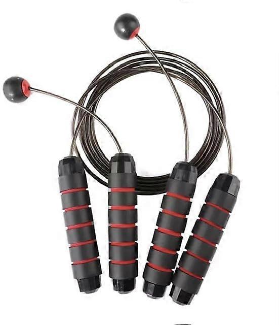 Skipping rope, nonslip handle made of soft foam, adjustable length