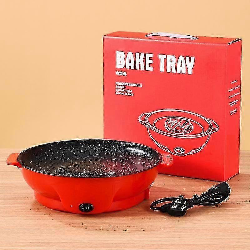 Smokeless Electric Frying Pan for Barbecue, Steak, Fish, and Omelette �C Non-stick Cooker