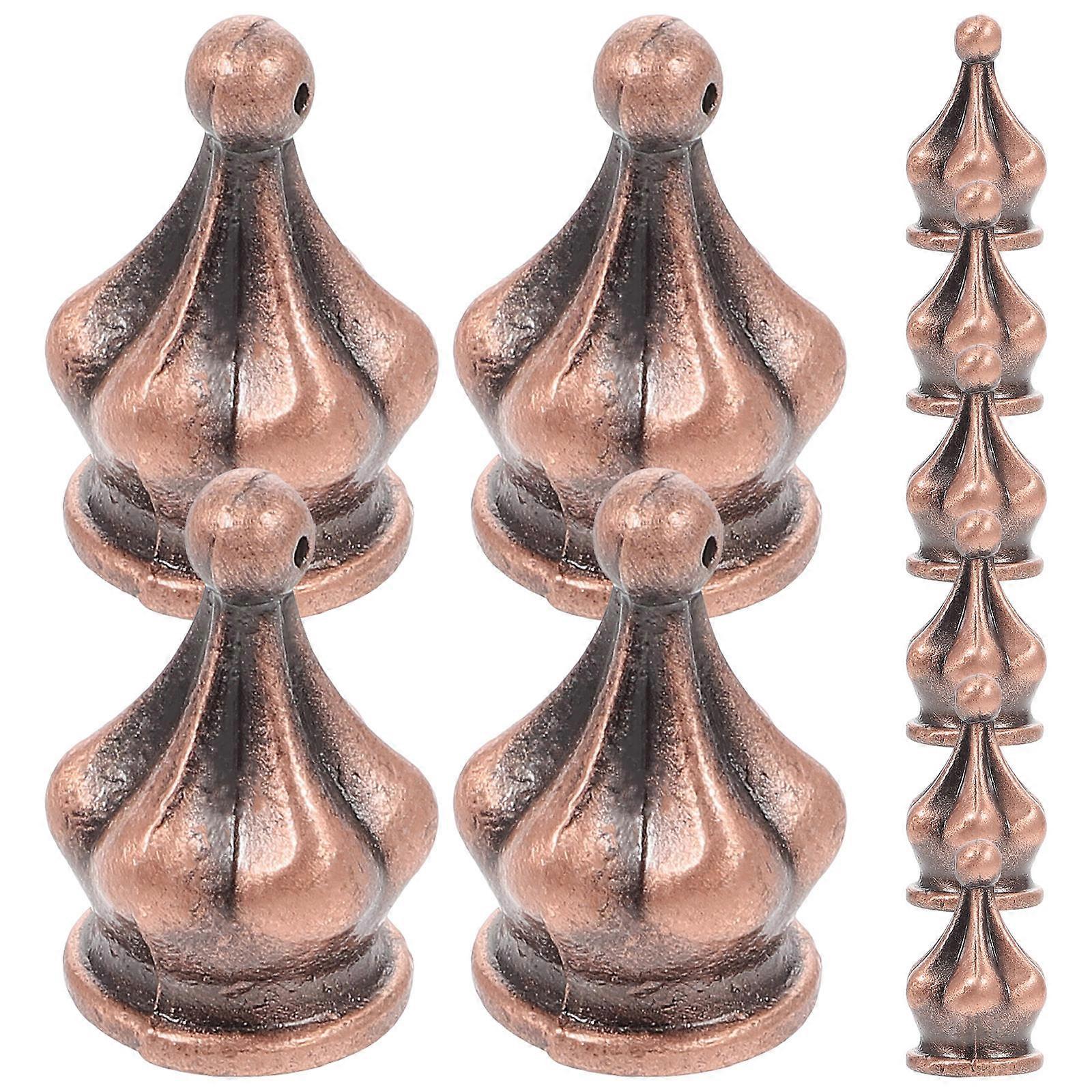 Elegant 10 Pack Solid Plastic Lamp Finials with Harp for Table and Floor Lamps – Stylish Design for Easy Installation and Bulb Protection
