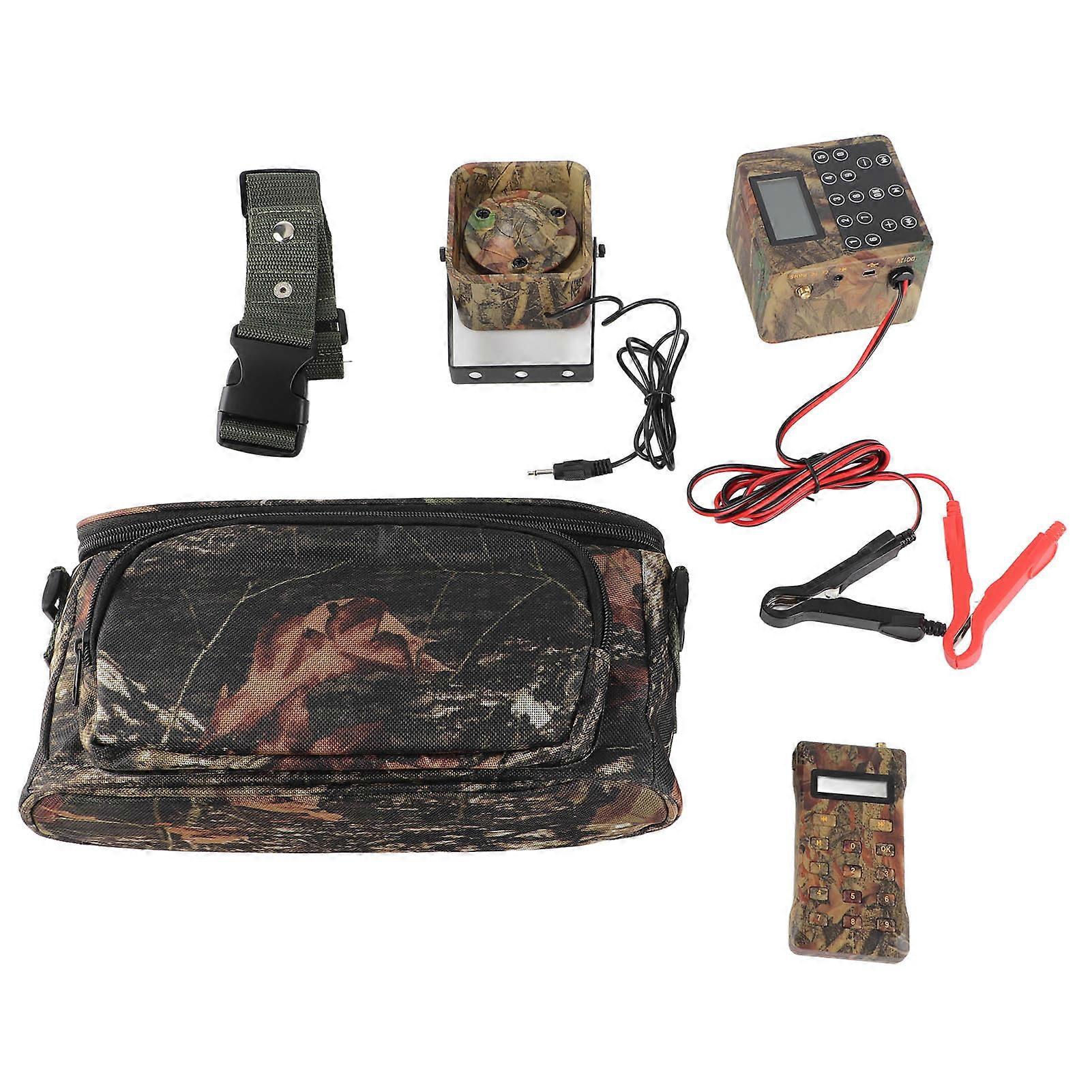 BK1528B Hunting Speaker Aluminum Alloy Waterproof Bird Sound Player with Remote Control and Storage Bag 100W