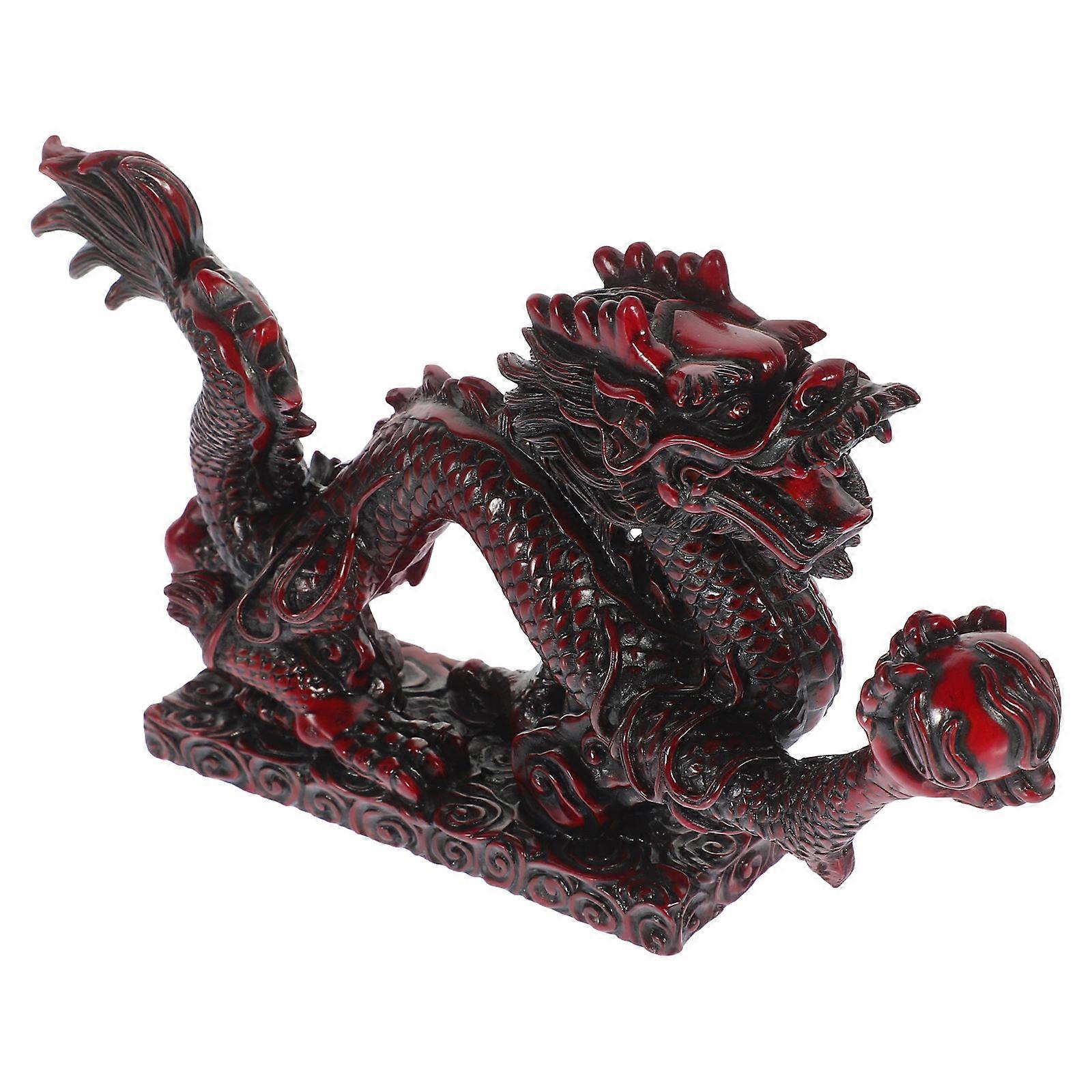 Mini Dragon Figurine Toy Resin Dragon Sculptures Statues Special Occasions Housewarming present 1Set