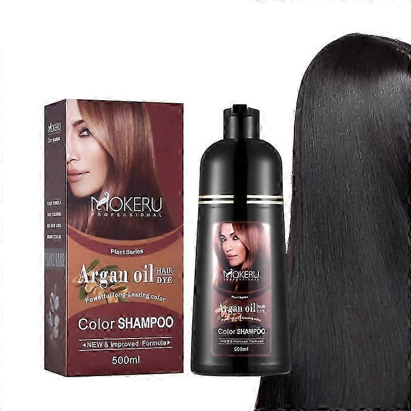 Instant Hair Color Shampoo for Gray Hair Coverage Hair Dye Shampoo in Minutes