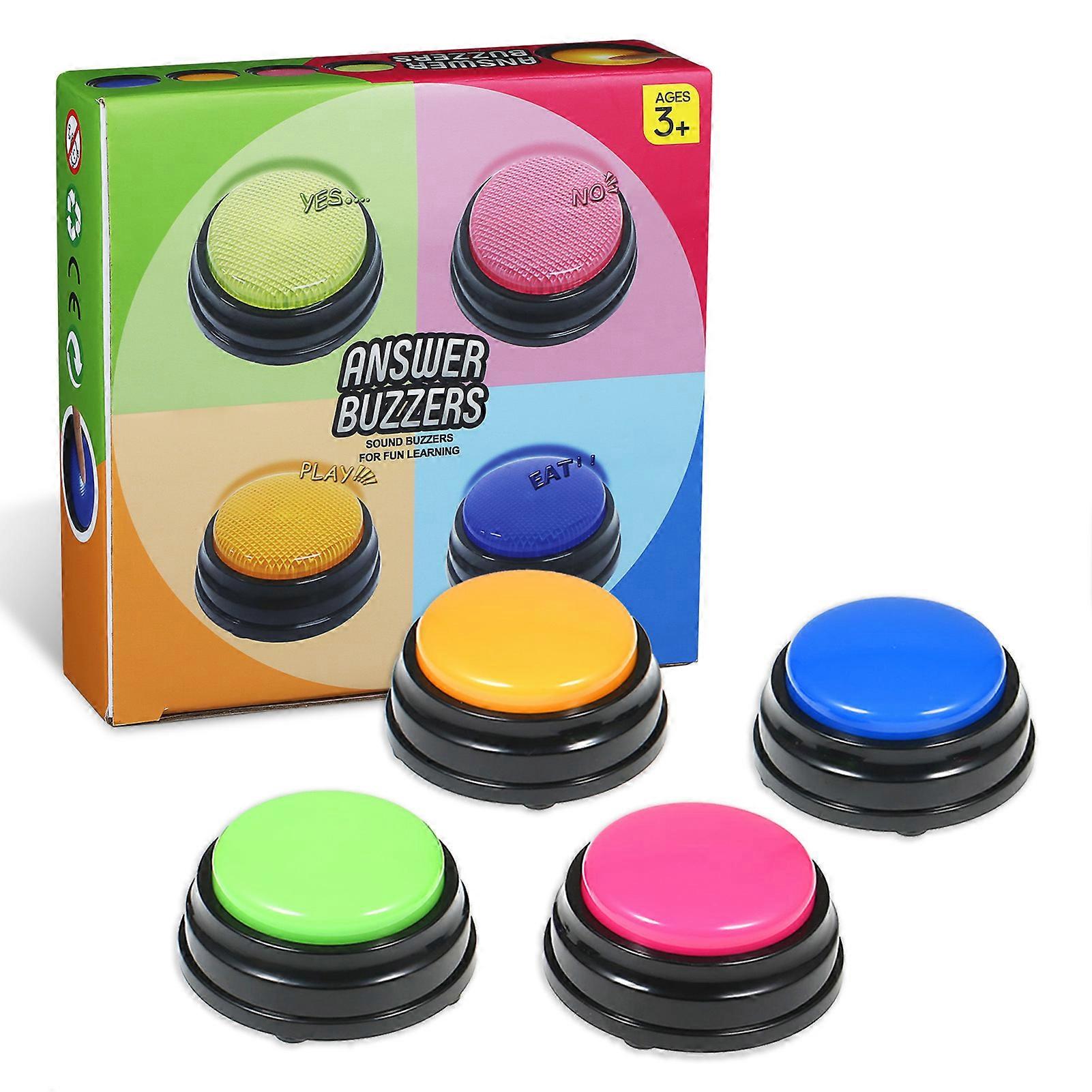 Small Size Easy Carry Voice Recording Sound Button for Kids Interactive Answering Buttons