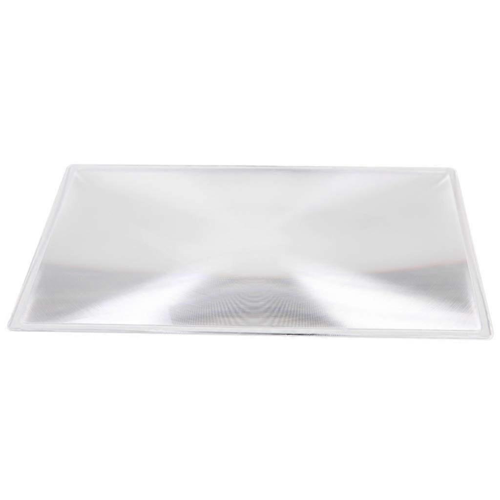 Lupe Handlupe Handheld Magnifier, Reading Magnifier for Elderly Men, UltraThin Magnifier for Stationery and Office Supplies in A4 Size