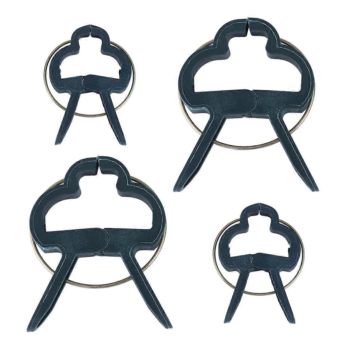 Garden Orchid Support Clips Plastic Plant Clip for Supporting Stems Vines Stalks 60Pcs in 2 Sizes
