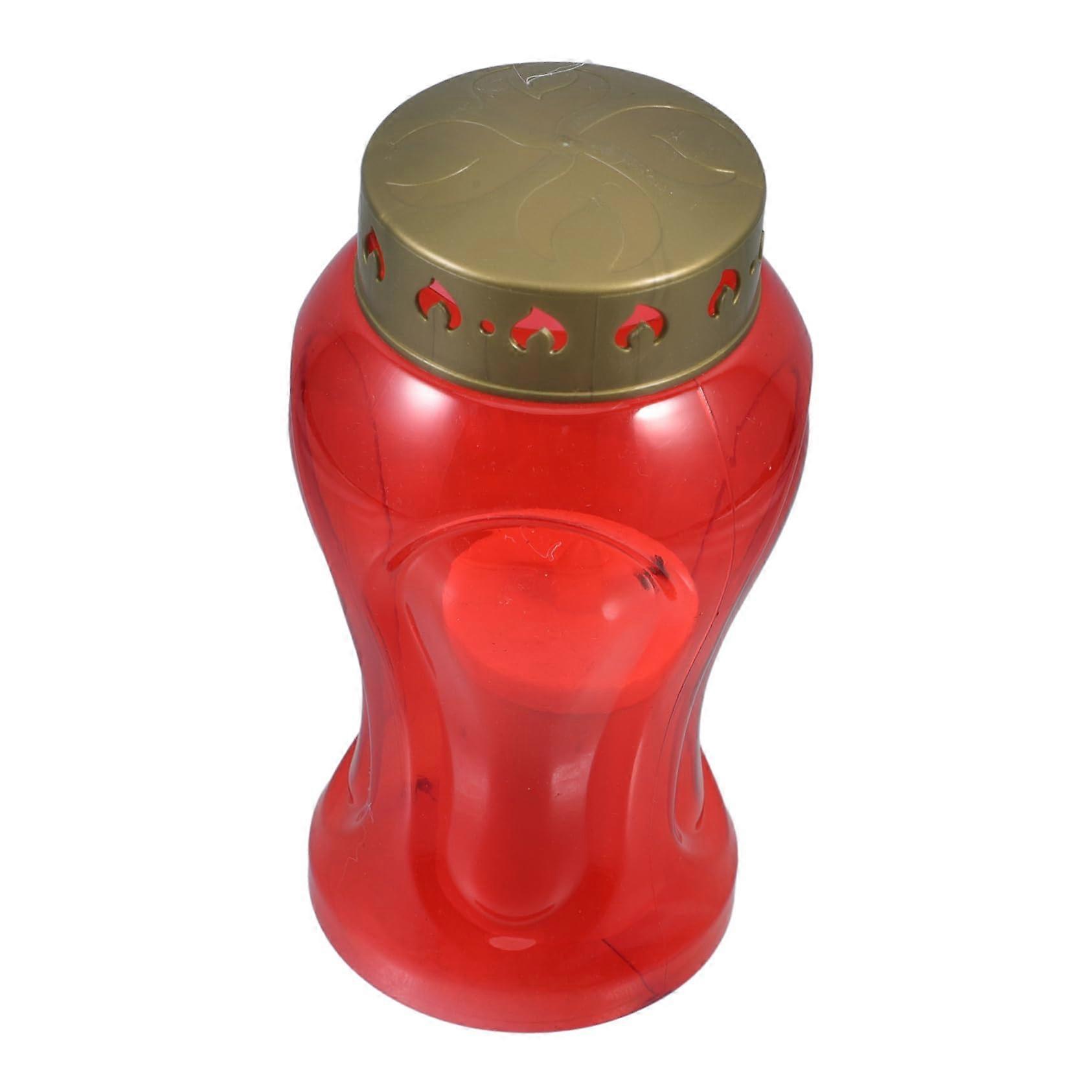 LED Grab Candle Flameless BatteryOperated Jesus Design for Garden Torches and Cemetery Decoration Durable and UserFriendly Optional