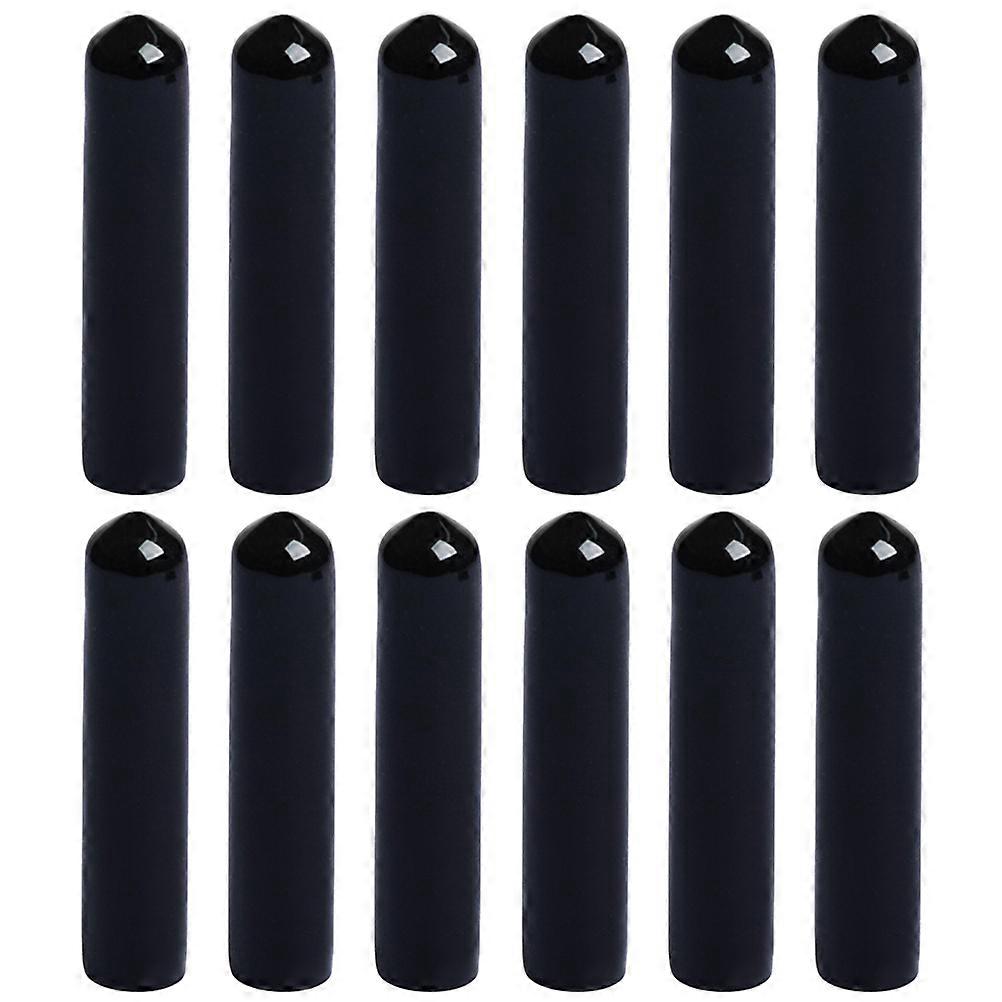 Pour Covers Pourer Caps Silicone Cap For Perfect For Commercial Users Black Color 12Pcs