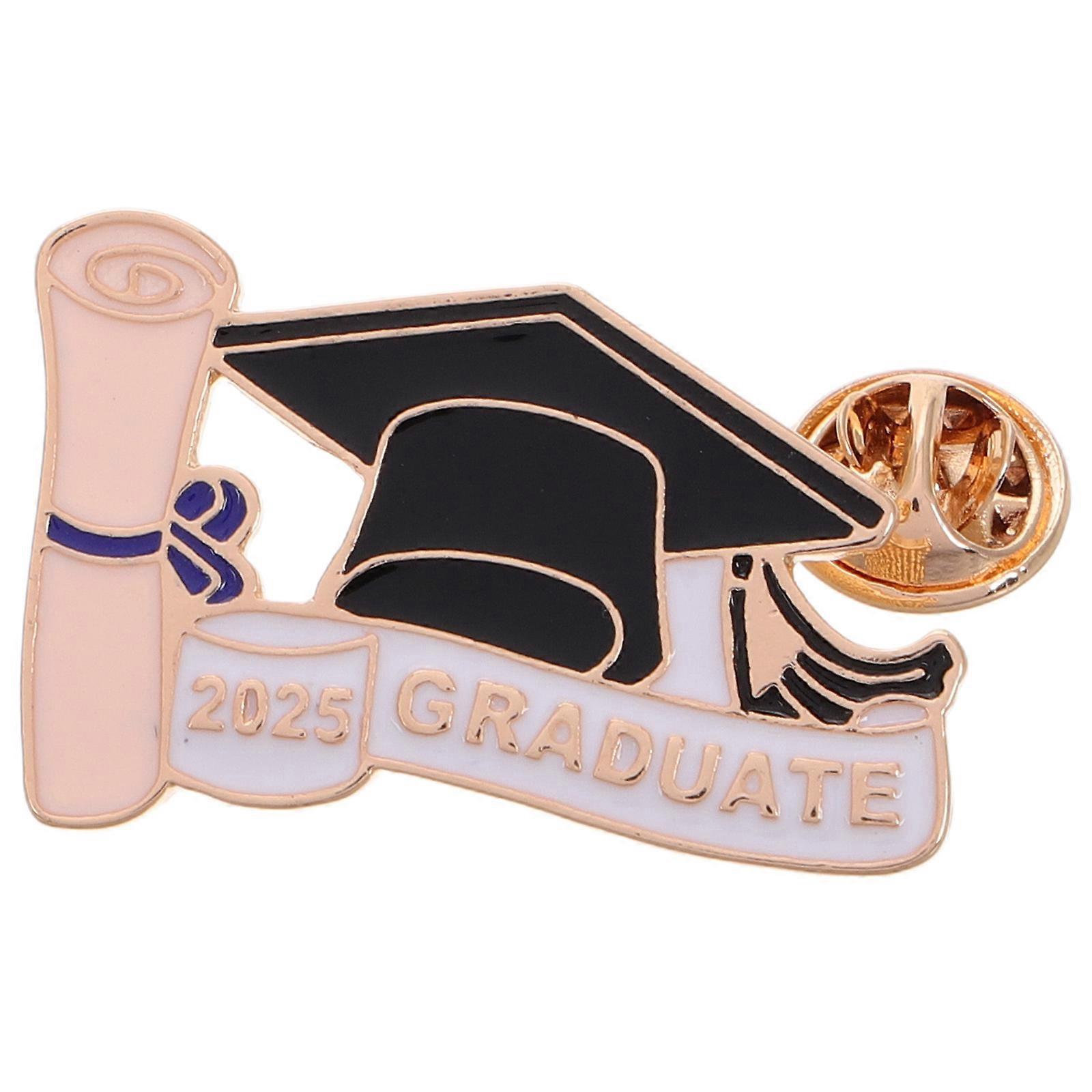 Graduation Cap Clip Keepsake For Students 1.5×0.9×0.4in Durable Enamel Technology 1Pcs