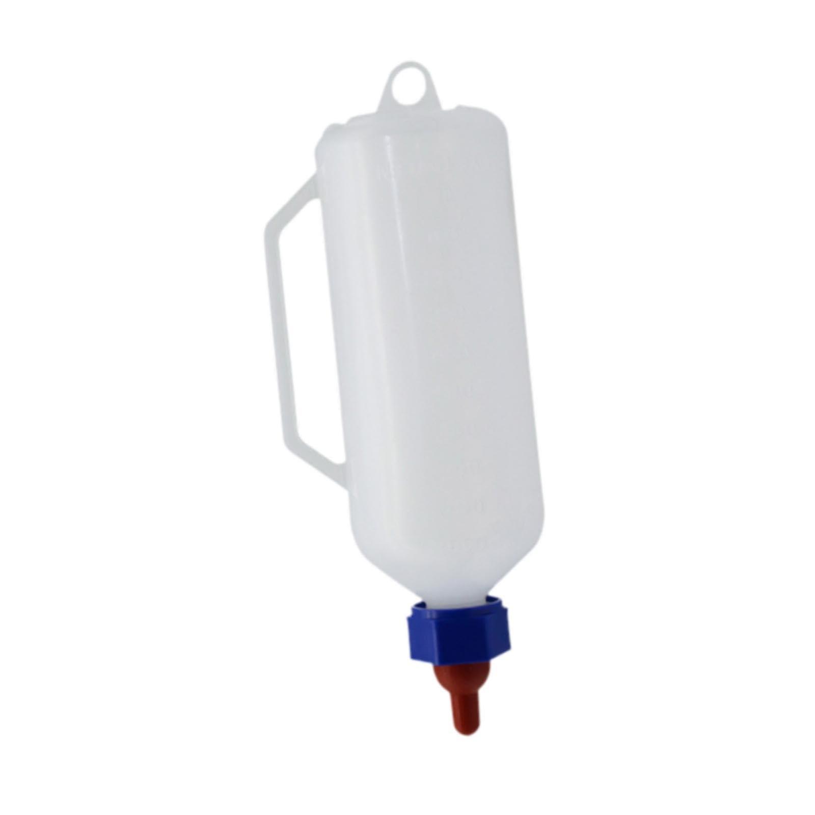 Hanging Milk Feeder Bottle for Lambs, Professional Feeding Device, Durable Design, Easy to Use, 1 Liter Capacity