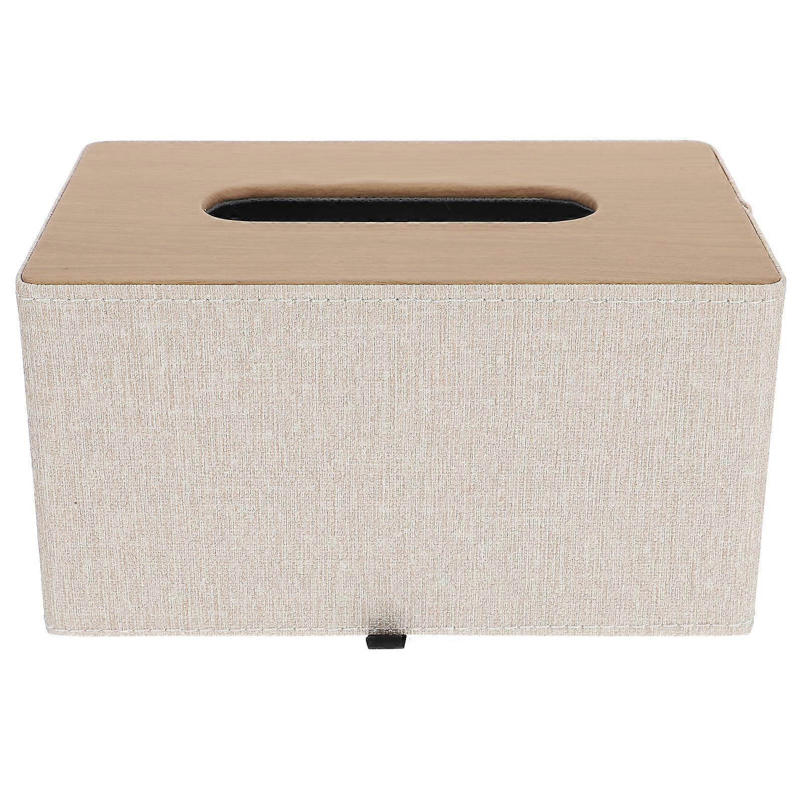 Tissue Case Napkin Dispenser for Home Beige Color